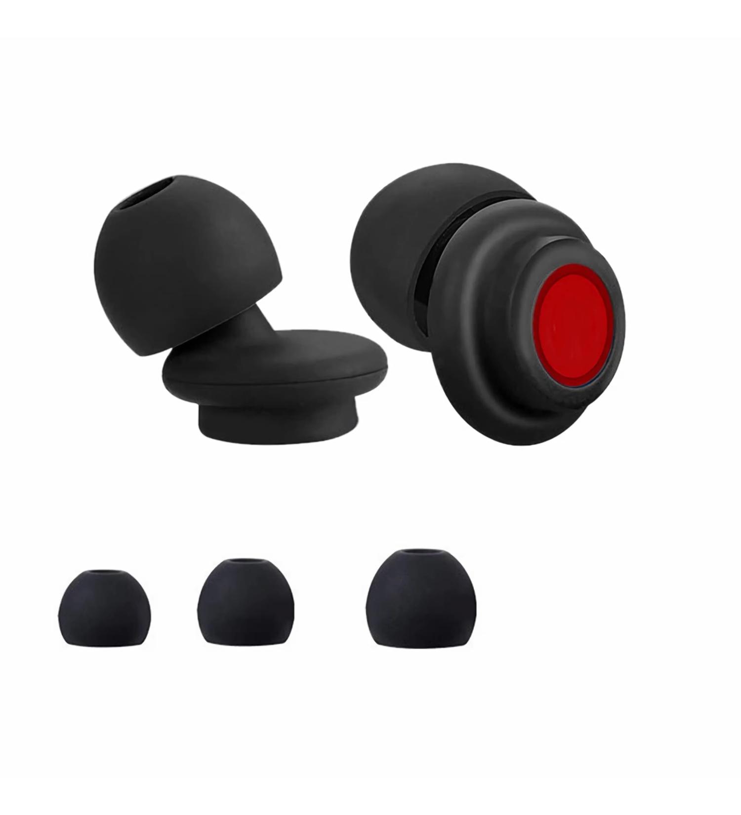 Noise Reduction Earplugs for Sleeping & Work | Ergonomic Noise Cancelling Hearing Protection | Extra L M S Size Eartips - Buy Online on GoSupps.com