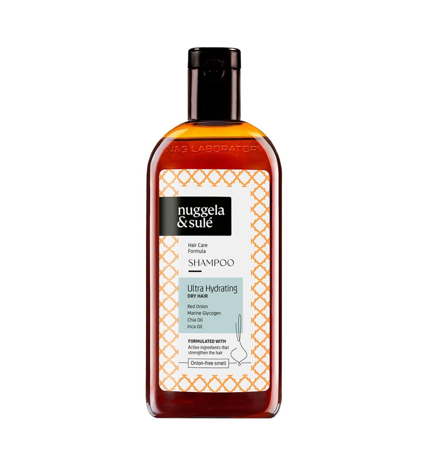 Nuggela & Sul UltraHydratating Shampoo for Drought or Very Drough Hair With Botanical Olie Very Fooding Creme formula 1 x 250 ml - Buy Online on GoSupps.com