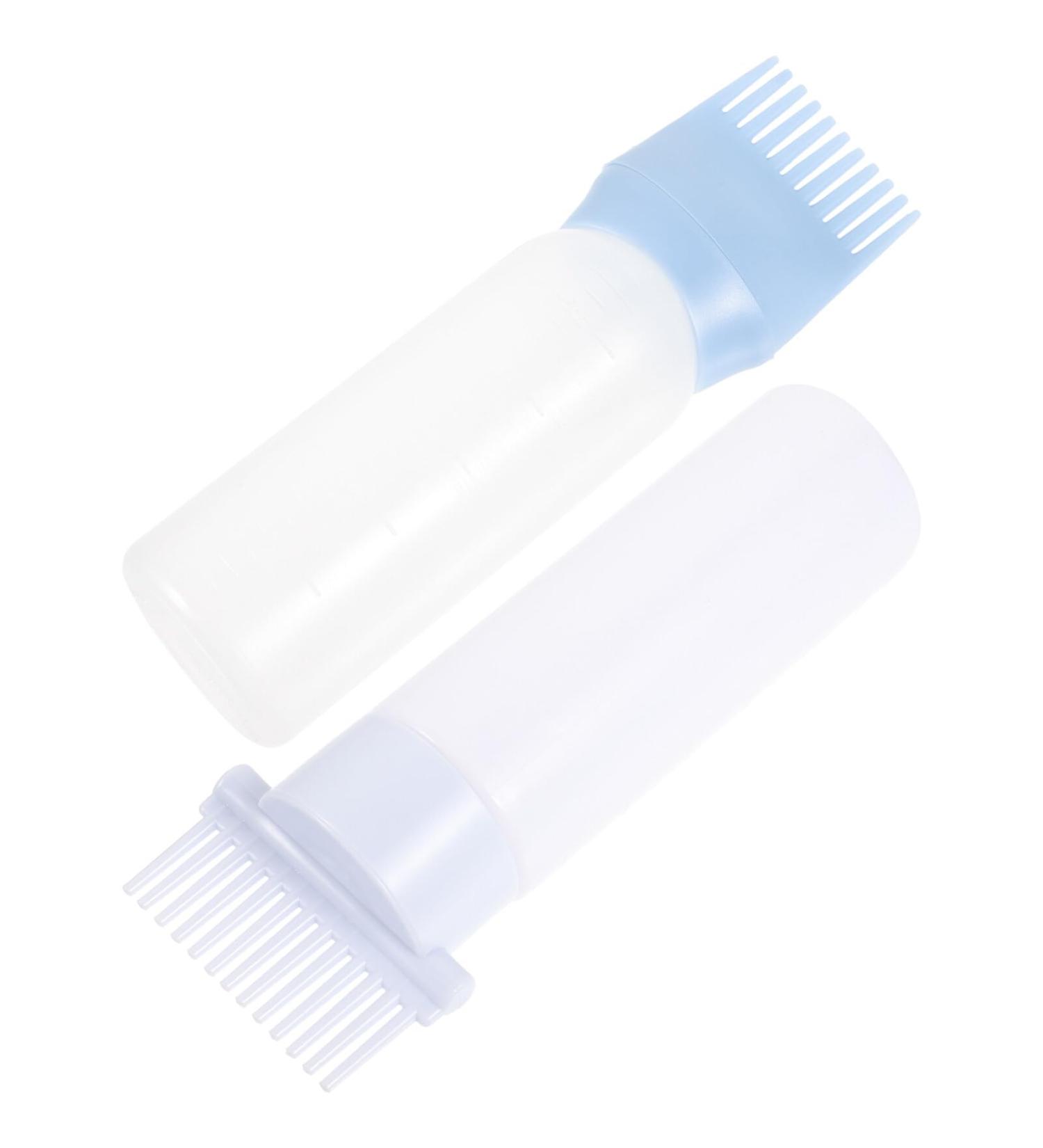 Beaupretty 2pcs Hair Dye Bottles & Tools Set | Compact Wallet Evil Eye Ornament Comb & Color Brush for Hair Oiling & Styling - Buy Online on GoSupps.com