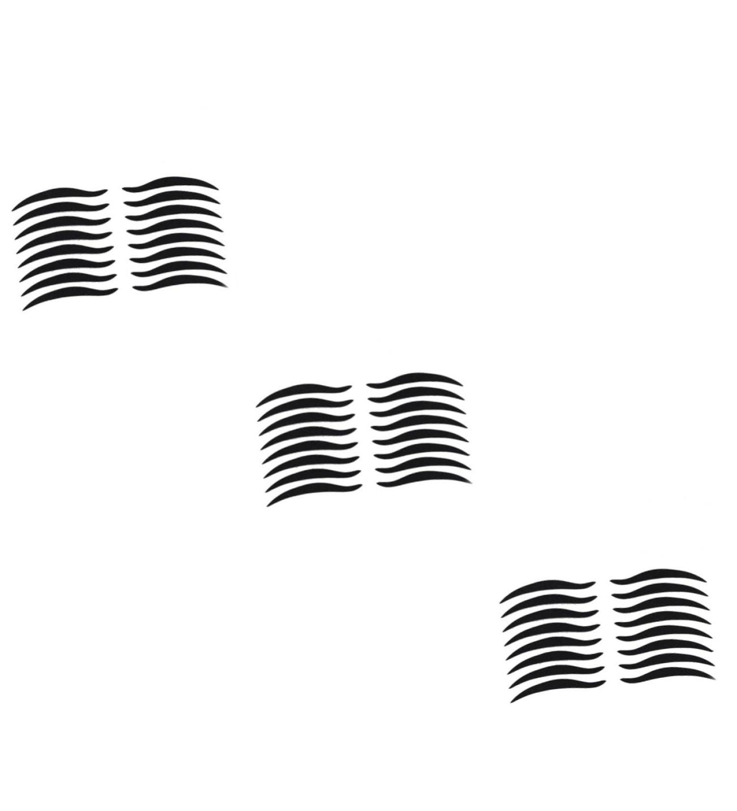 Angoily 240 Pairs Eyeline Tape Adhesive Double Sided Tape Invisible Tape Black Eyeliner Pencils Black Eyelid Tape Makeup Tape Temporary Eye Liner Double Eyelid Sticker - Buy Online on GoSupps.com