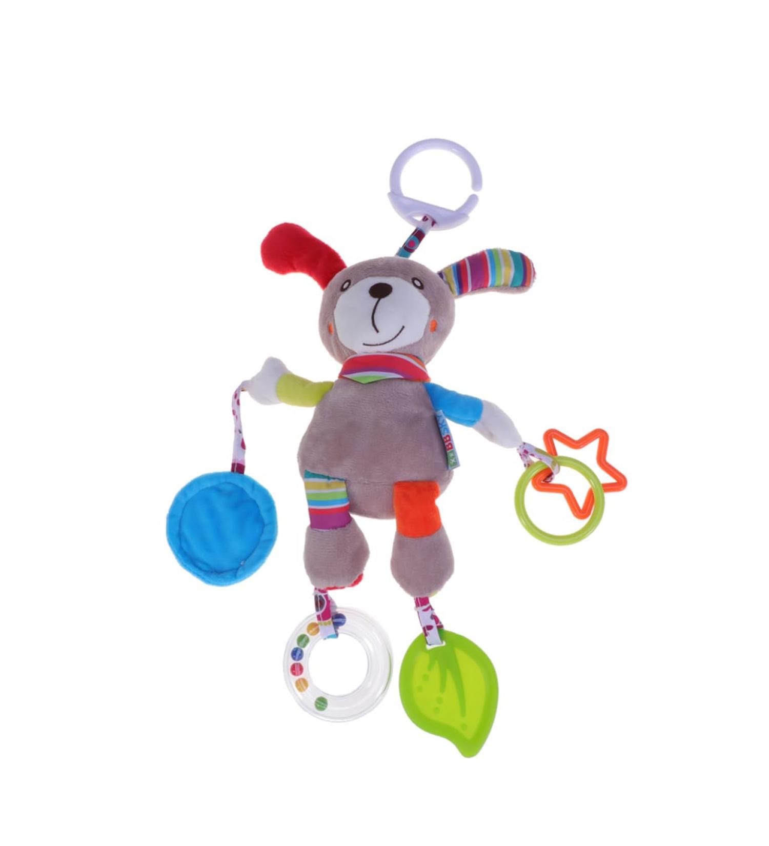 Shop Toyvian Baby Toys - Adorable Plush Crib Toys with Ring Bell for Infants - Size 1 - Buy Online on GoSupps.com