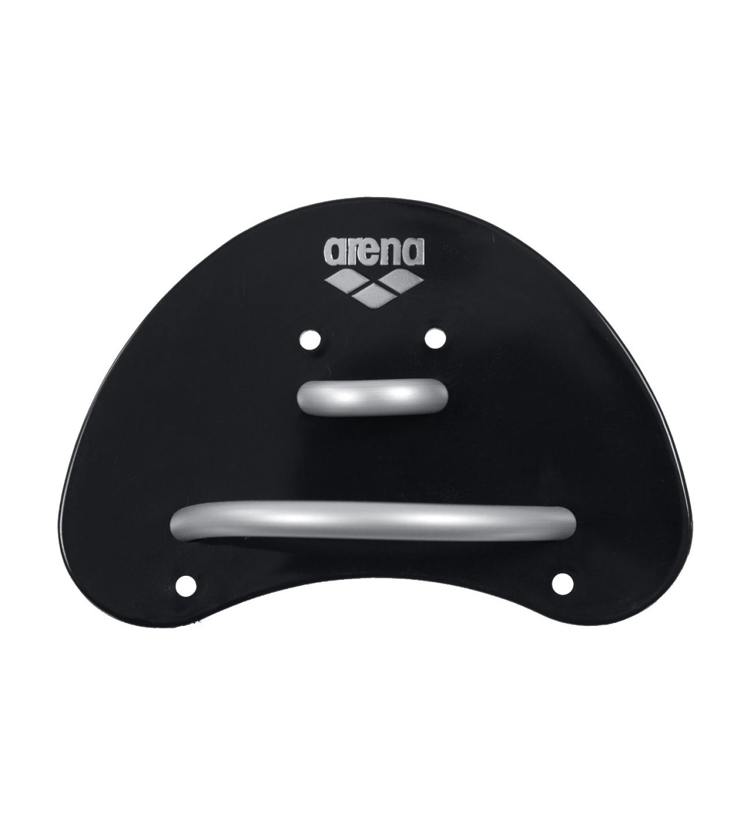 Arena Elite Finger Paddle - Black/Silver | Improve Swimming Technique - Buy Online on GoSupps.com