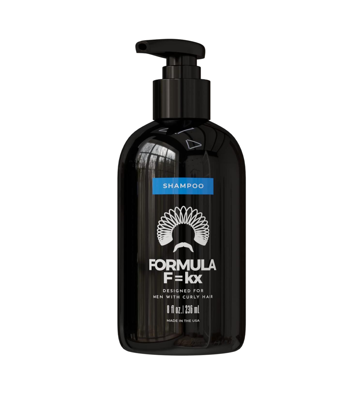 Formula F kx Curl Strengthening Shampoo | Sulfate-Free for Wavy Curly & Coily Hair (Type 2a-4c) | Ocean Scent | Made in Texas | 8 oz - Buy Online on GoSupps.com