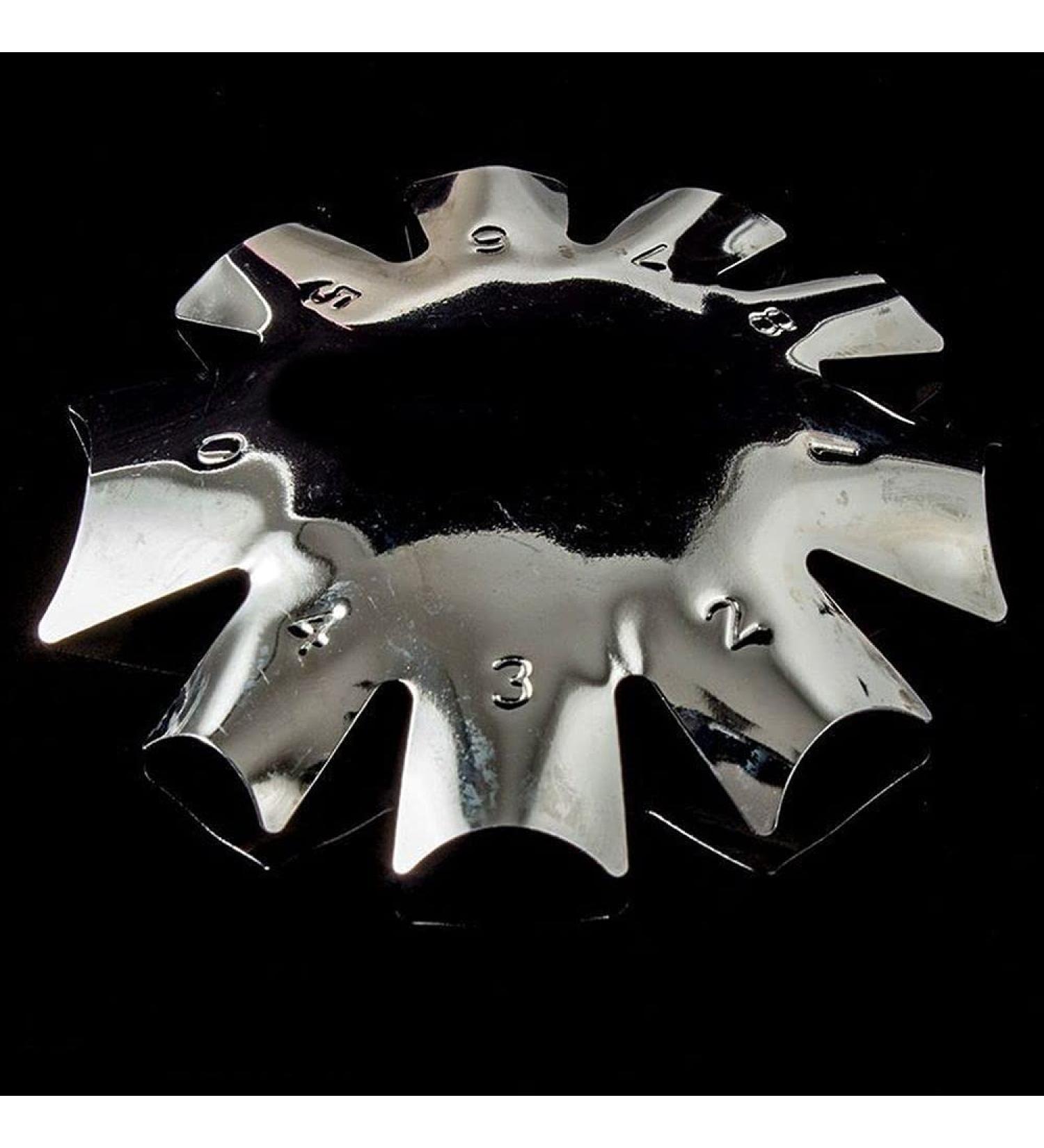 Edge Trimmer - template - for smile line - round 9 different sizes - 405-004