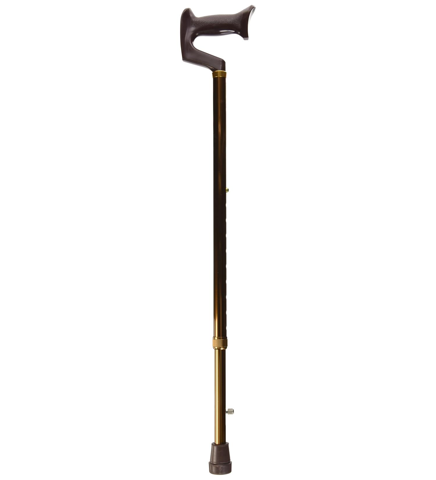 PCP Mobility Adjustable Cane Aluminum Orthopedic Handle Bronze Ice Cane 3/4-Inch Tip Size - Buy Online on GoSupps.com