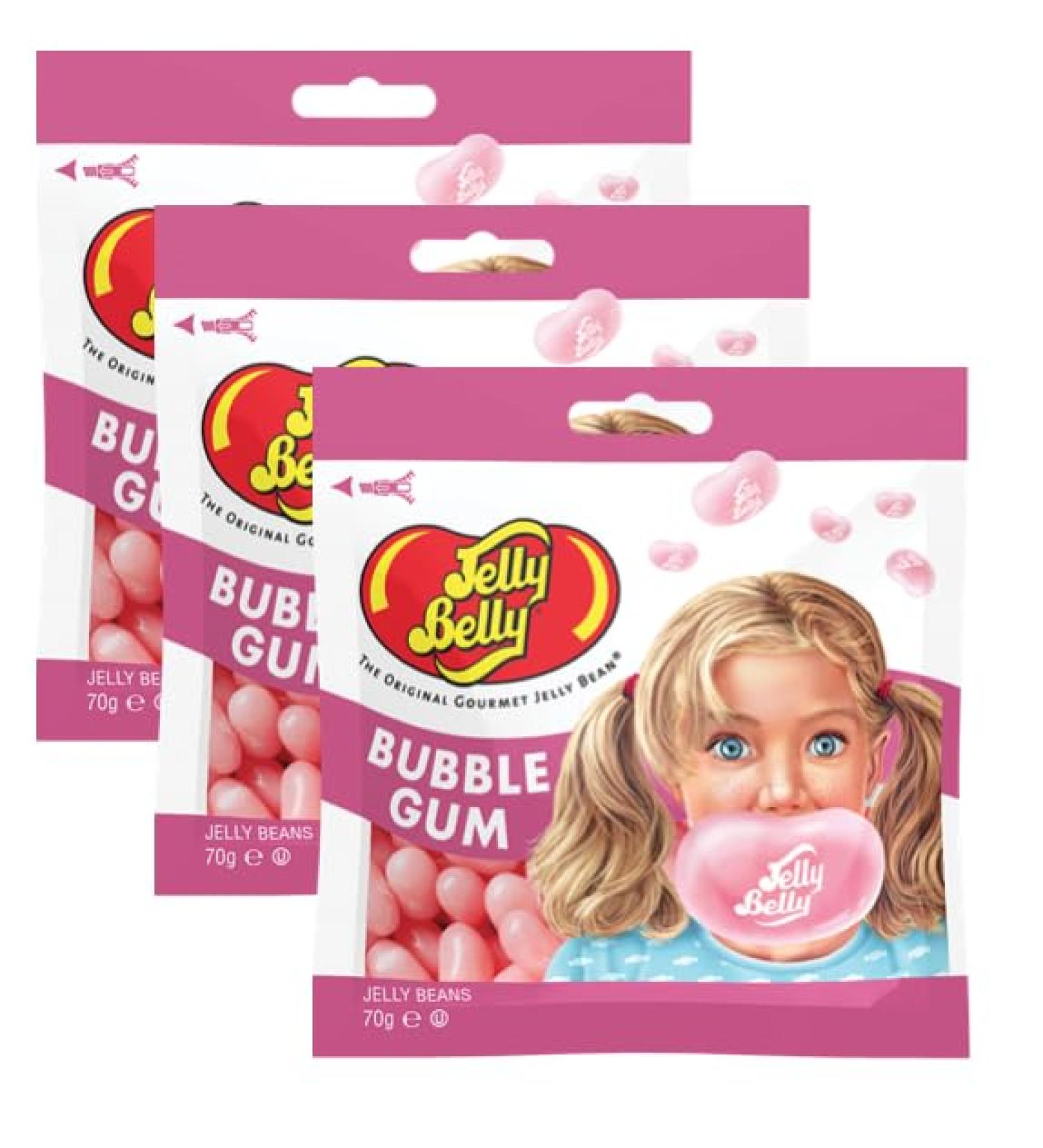 Jelly Belly Jelly Belly 3 x Bubble Gum (Chewing Gum) 3 x 70g