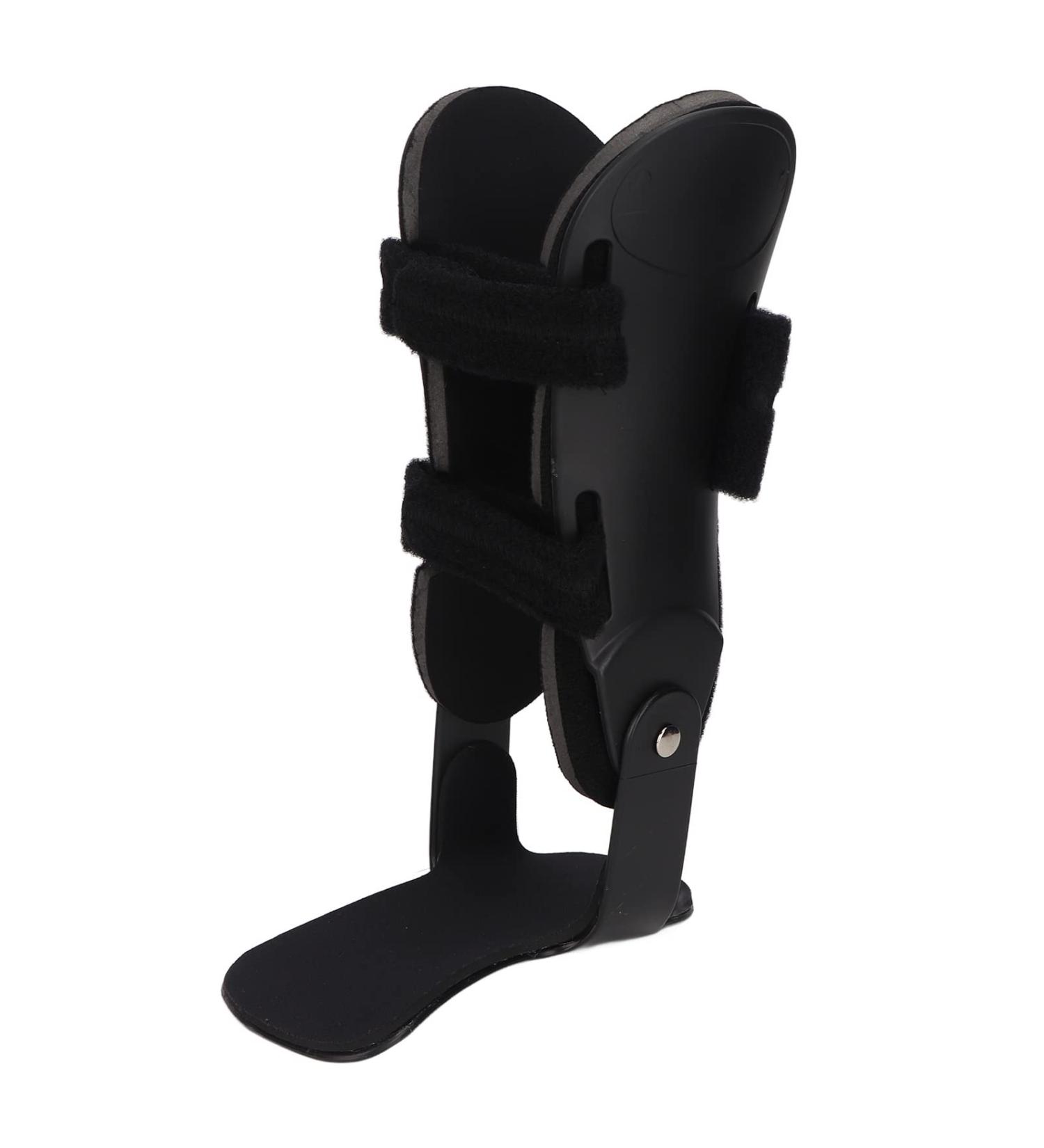 Adjustable Ankle Stabilizer Brace with Bilateral Hinges - Support for Sports Injuries Sprains & Weakness (Left & Right Foot M) | International Shipping Available - Buy Online on GoSupps.com