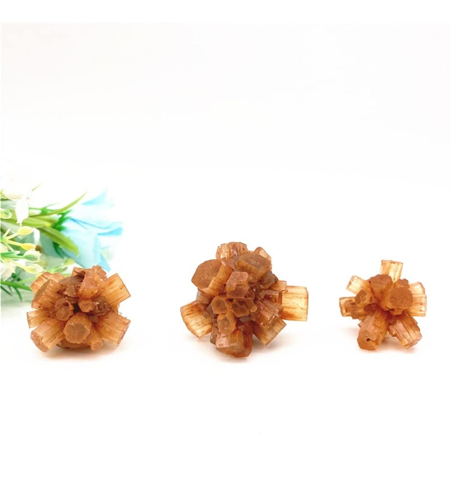 Beautiful Natural Orange Aragonite Quartz Crystal Cluster Rough Stone Crystal Home Goods - Buy Online on GoSupps.com