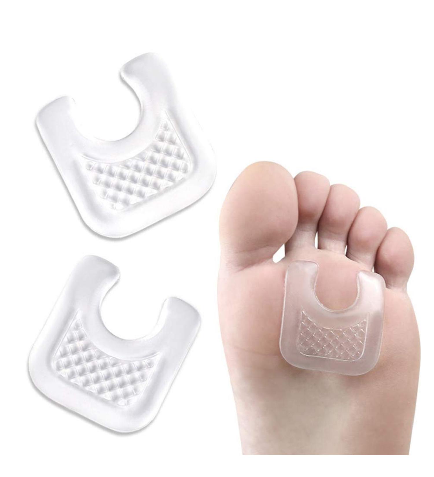 Healifty 5 Pairs U-Shaped Gel Callus Pads - Foot Protectors for Corns & Calluses - Sticky-Waterproof Toe Cushions for Sore Feet - Buy Online on GoSupps.com