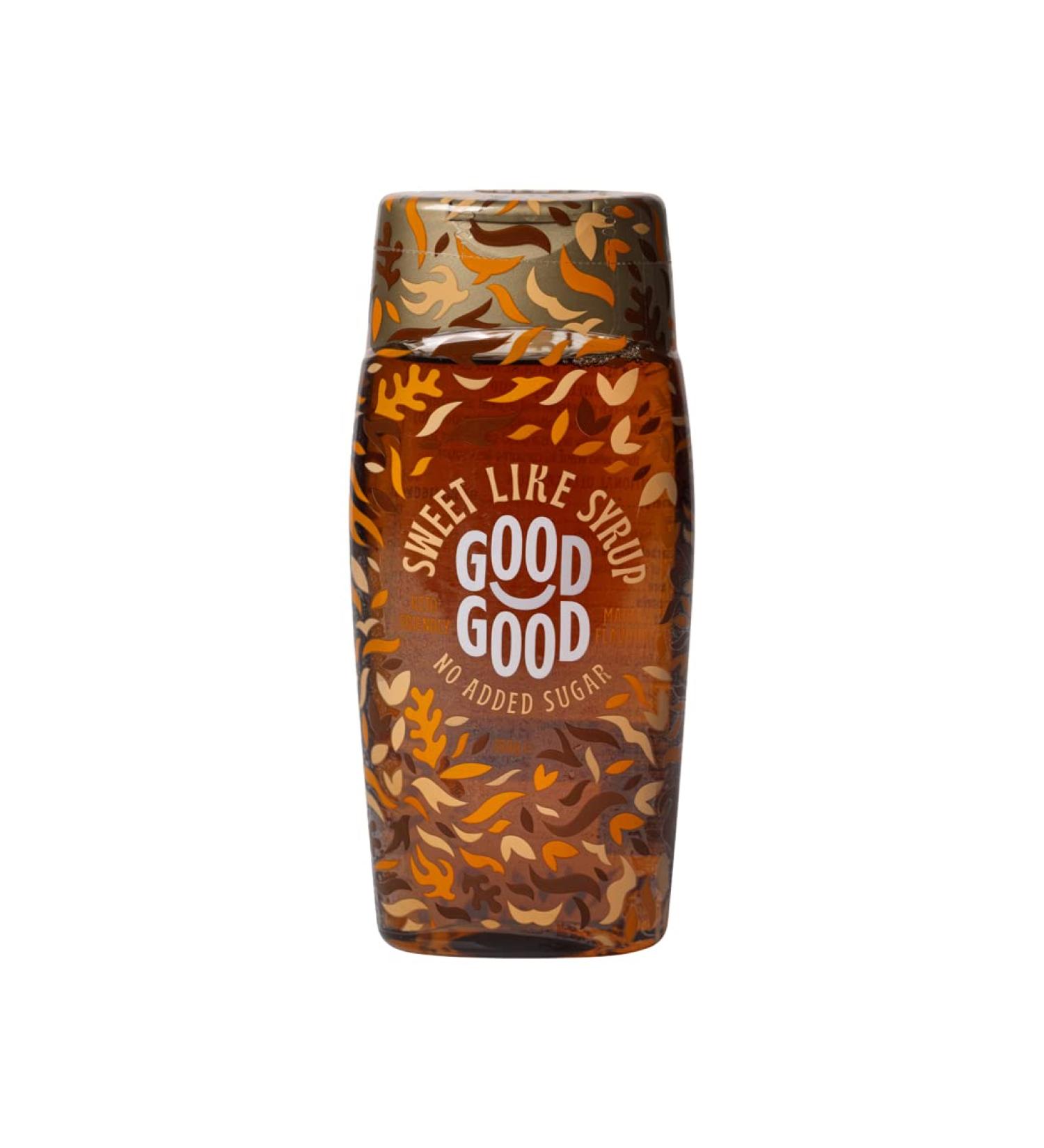 GOOD GOOD Maple Syrup - Keto Friendly, Low Carb, No Added Sugar - 350g - Buy Online on GoSupps.com