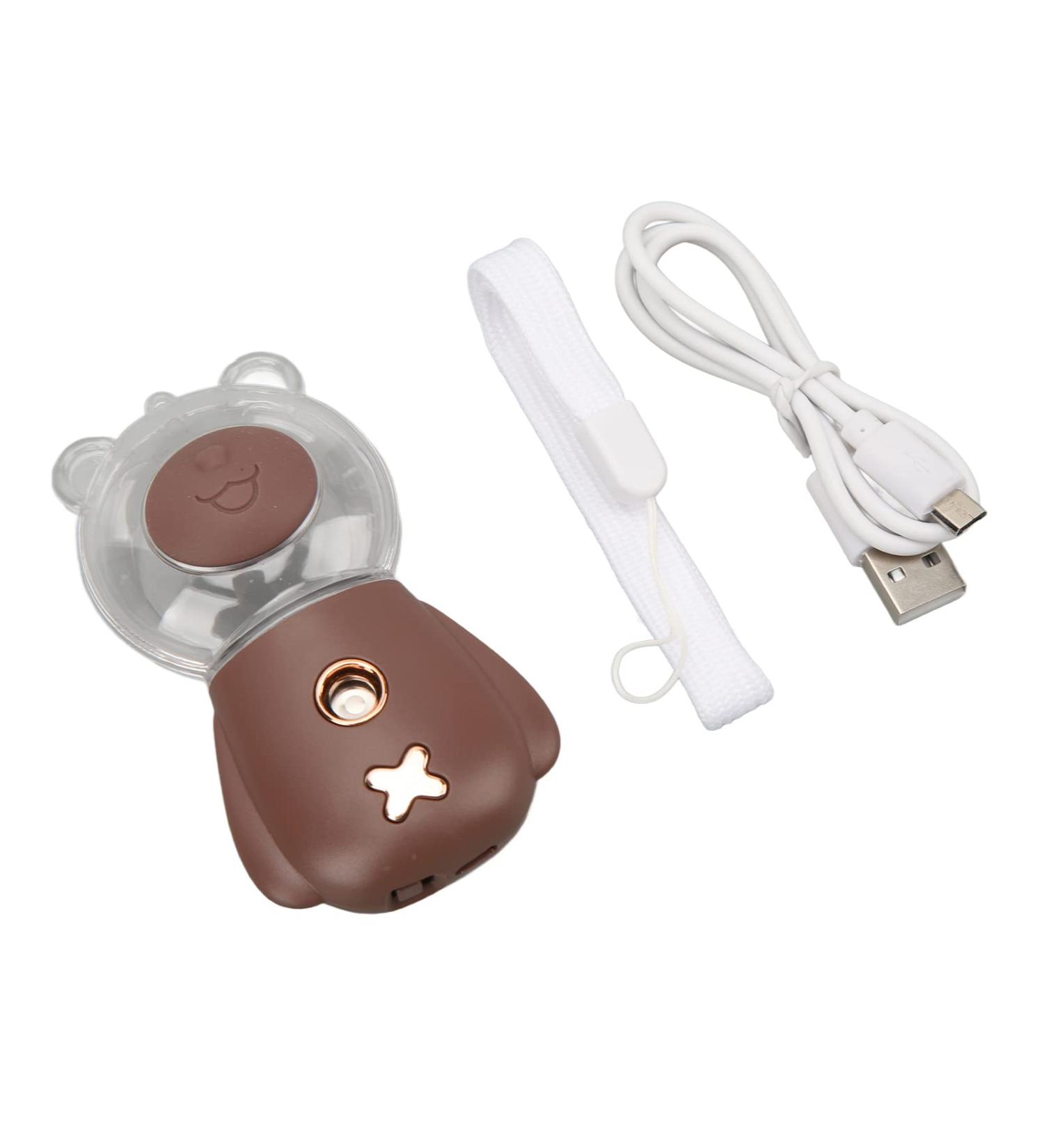 Nano Sprayer Portable DC5V Nano 300ml Water Tank with Neck Strap for Carrying (Brown) - Buy Online on GoSupps.com