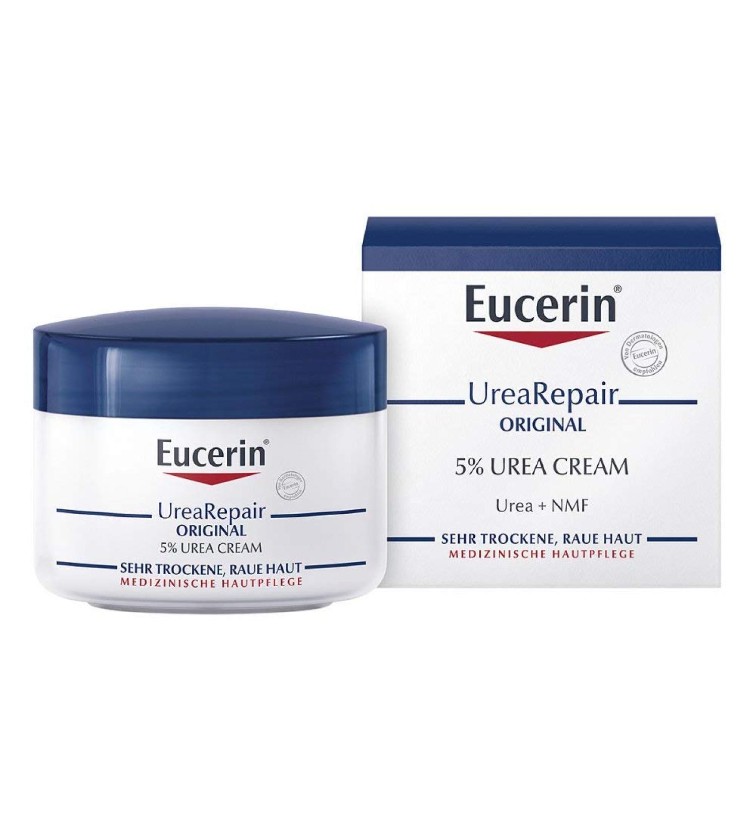 Eucerin UreaRepair Original Cream 5% - 75 ml | Intensive Hydration & Skin Repair | International Shipping Available - Buy Online on GoSupps.com