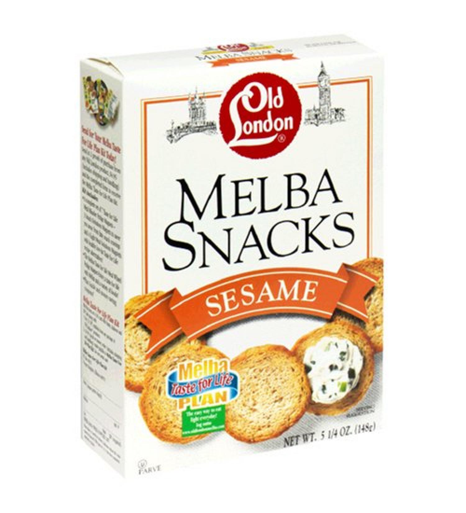 Old London Sesame Rounds, 5.25-Ounce Boxes (Pack of 12) Sesame Rounds 5.25 Ounce (Pack of 12)