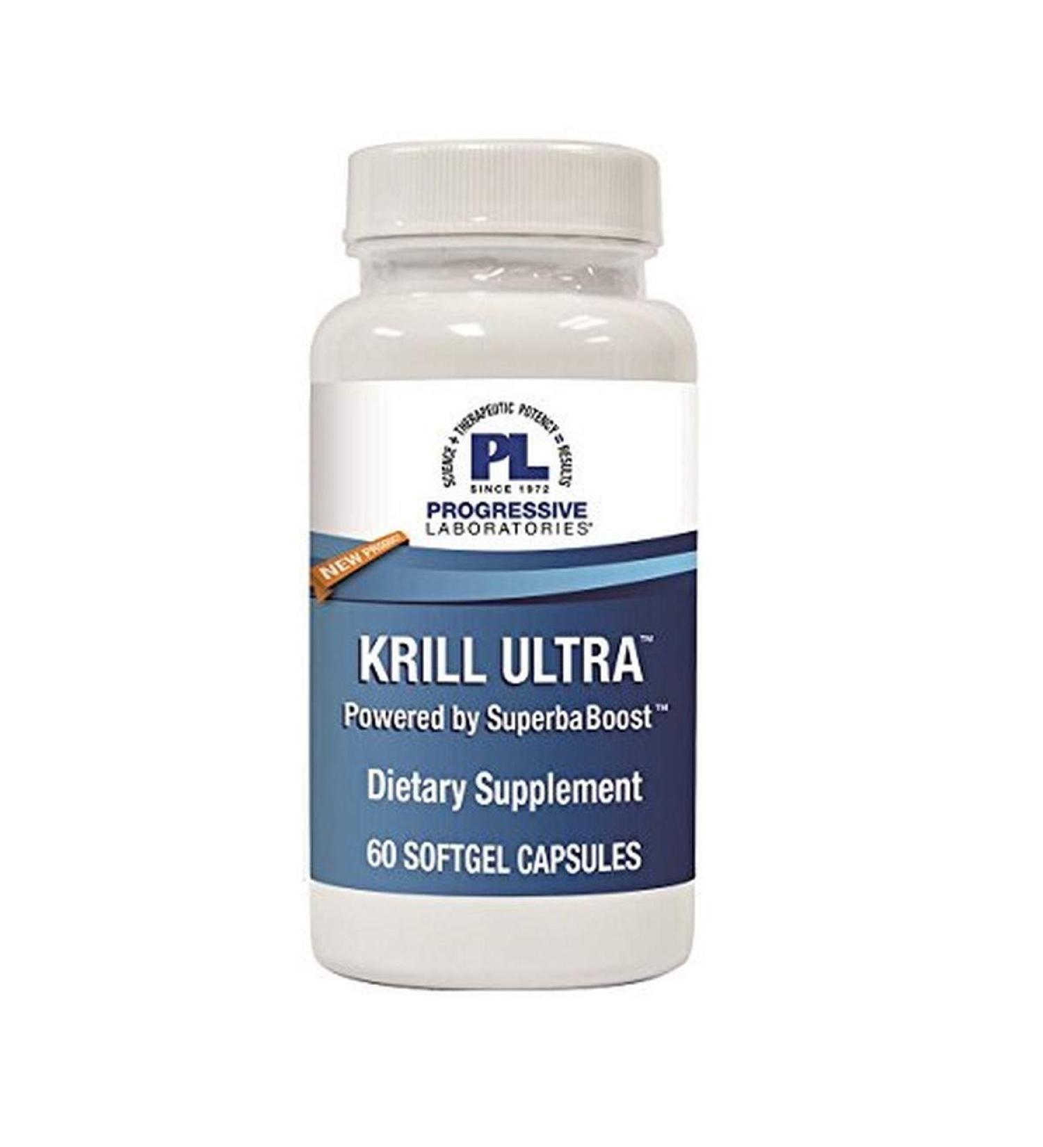 Progressive Labs Krill Ultra Softgels 60 Count