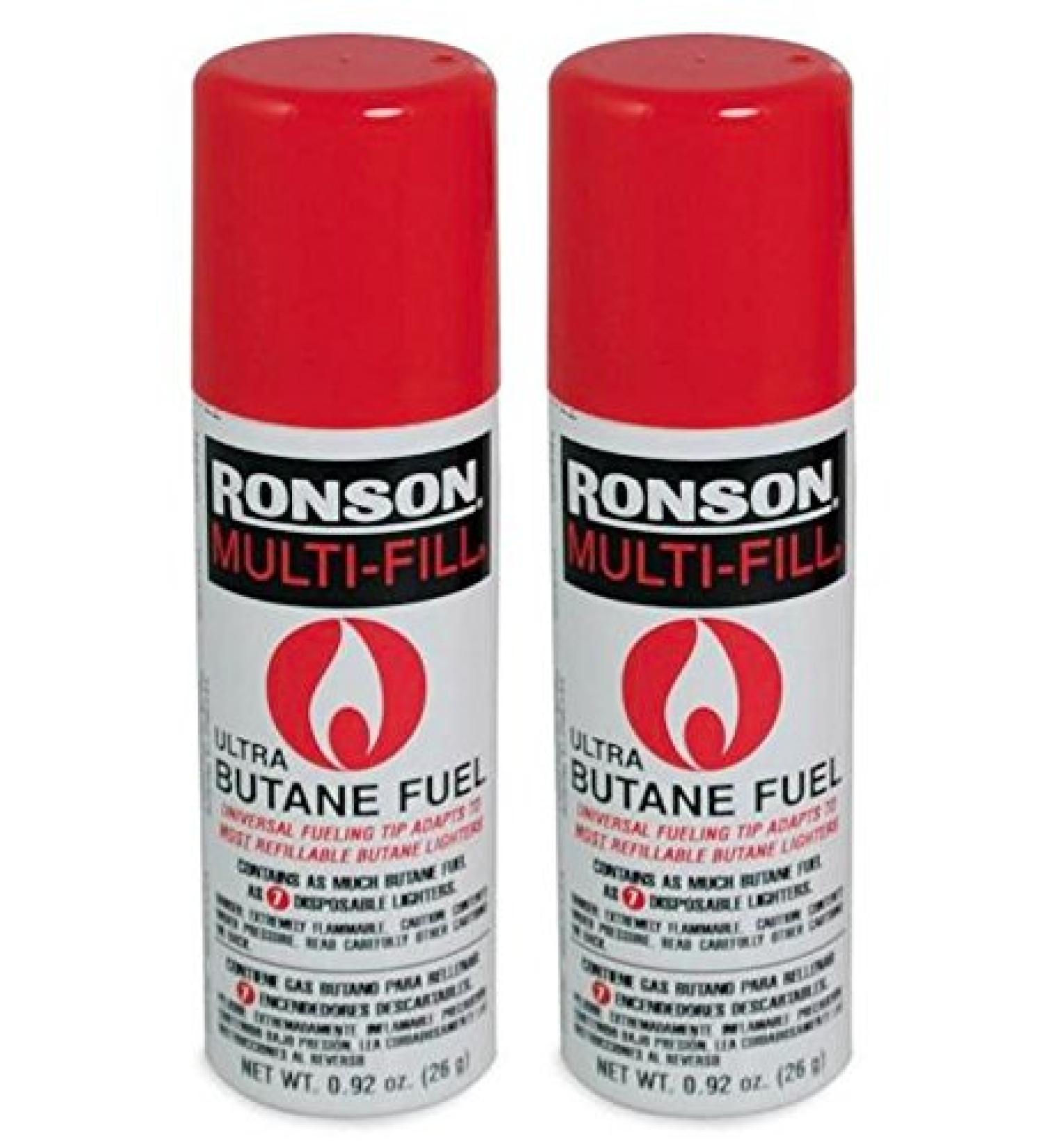 LOT OF 2 RONSON MULTI-FILL ULTRA BUTANE FUEL 26g 0.92 oz NEW - Buy Online on GoSupps.com