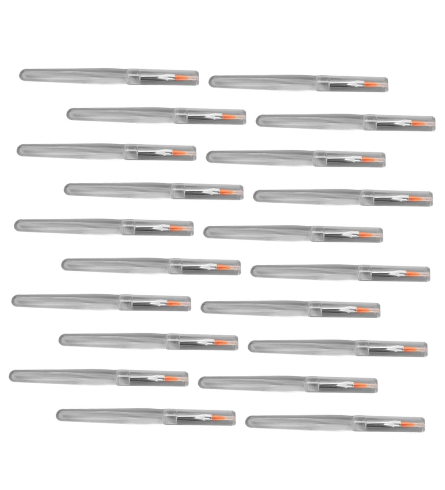 Didiseaon 20pcs Makeup Brush Set - Silicone Lip & Eye Shadow Brushes with Covers | Portable & Practical for Flawless Makeup Application - Buy Online on GoSupps.com