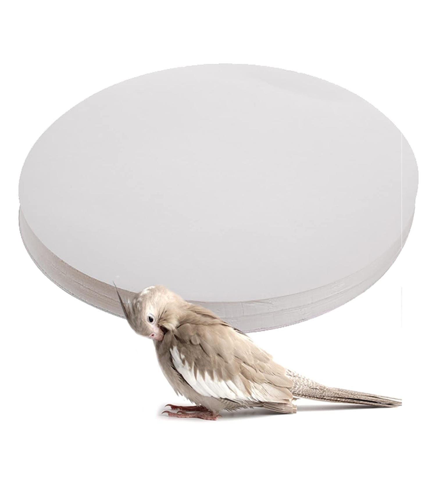 Kekafu Large Bird Cage Liner Paper - 100 Sheets PreCut Non-Woven Absorbent Liners for Pet Cages - 14in Round Cushion Pad Mat - Buy Online on GoSupps.com