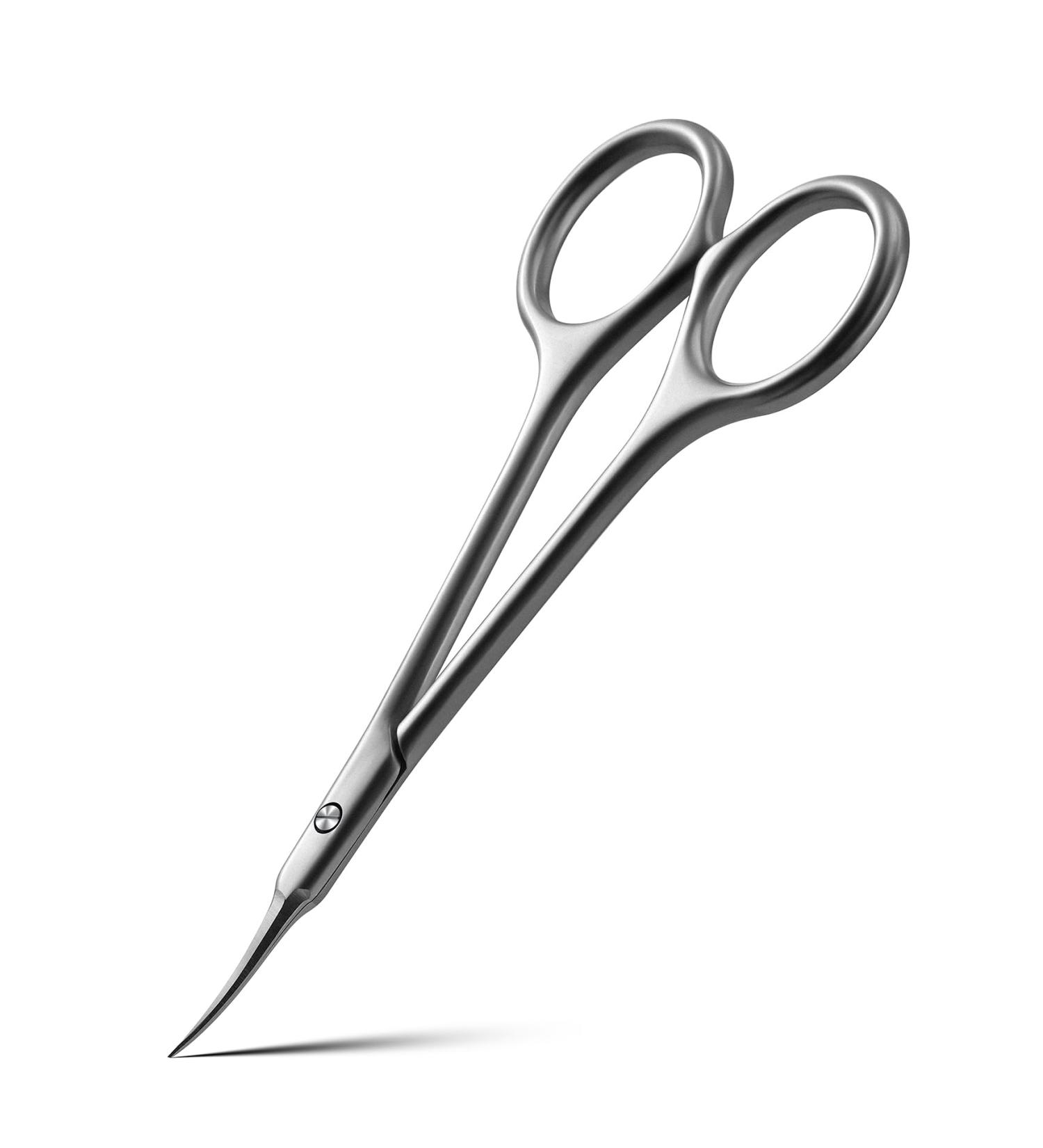 FVION Nailhashears Curved Blade Skin Scissors - Sharp Cuticle Scissors for Precise Nail Skin Trimming | Ideal for Women s Manicure - Buy Online on GoSupps.com