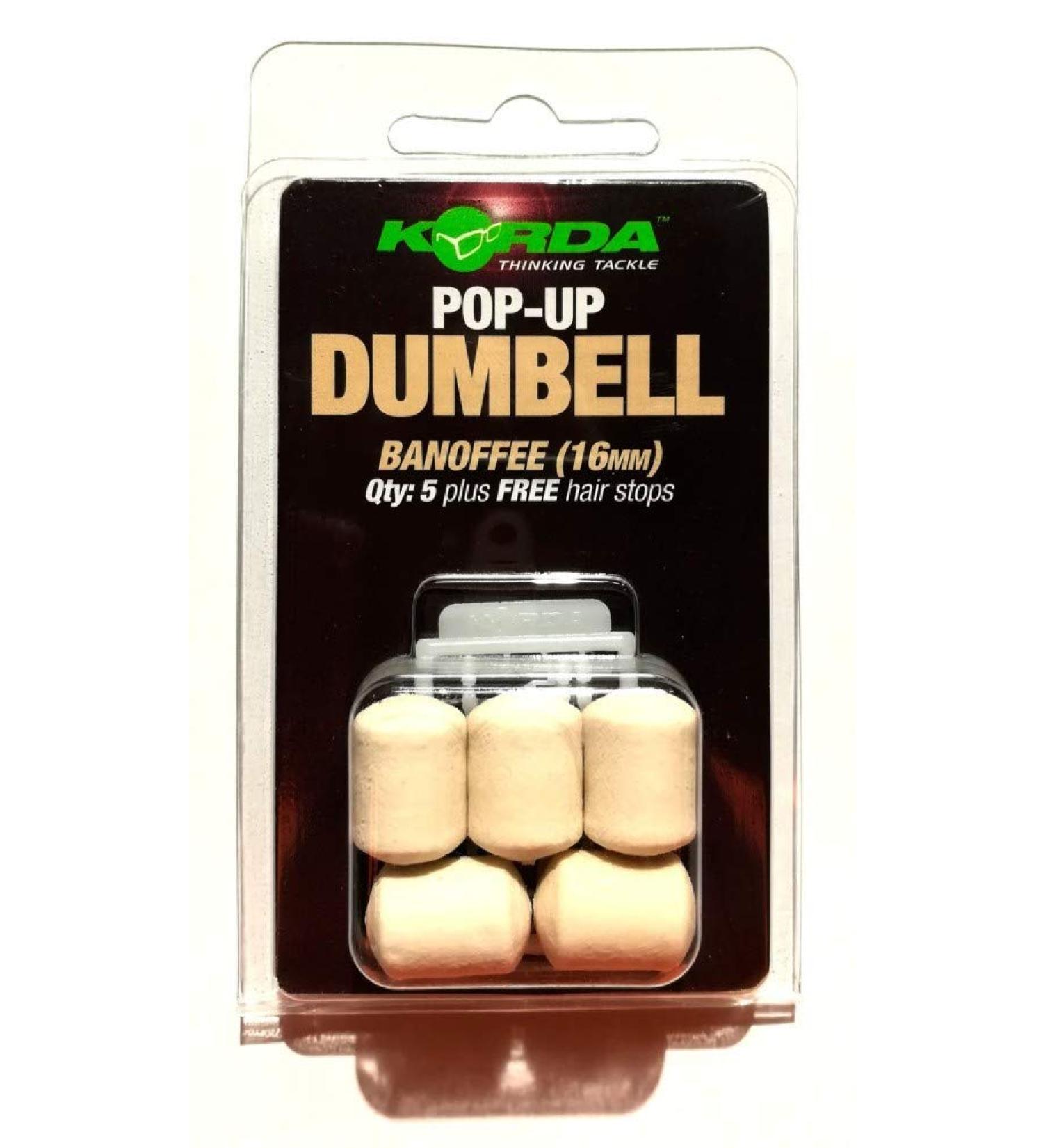 Pop-up dumbell 16mm white