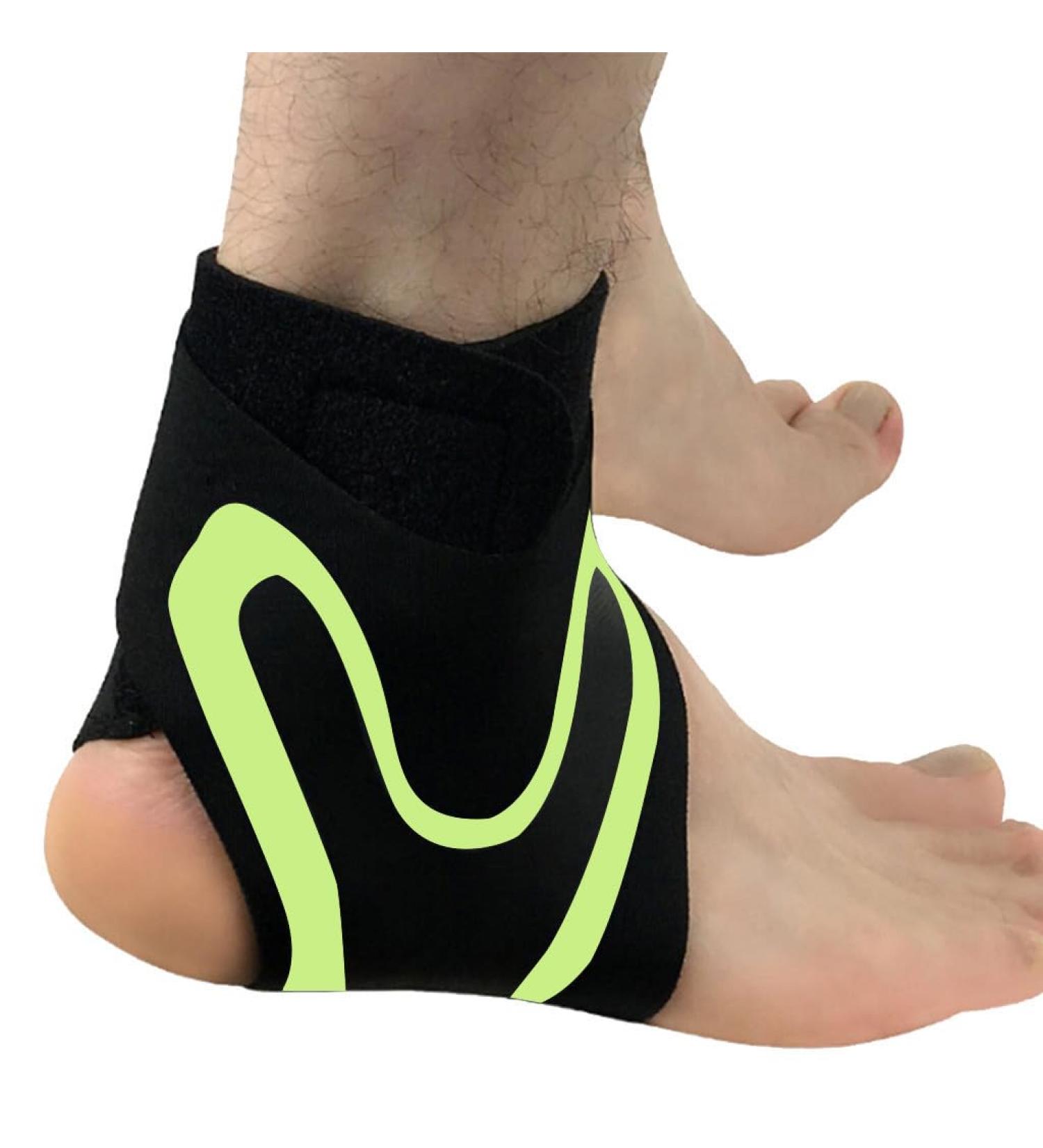 Buy Generic Restore Plantar Fasciitis Foot Wraps - Flexible Ankle Bandage (Green XL) for Pain Relief & Support | International Shipping Available - Buy Online on GoSupps.com
