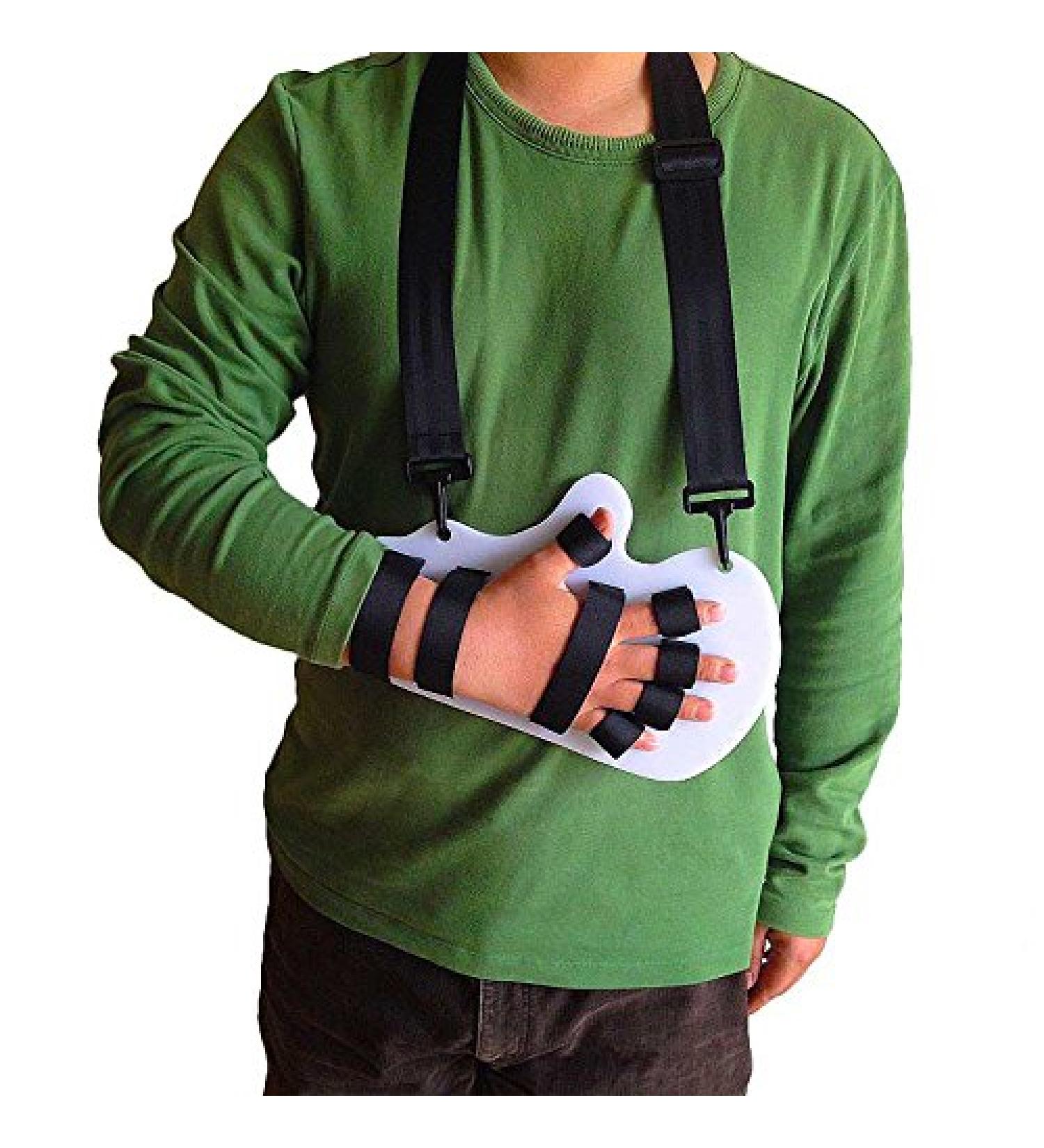 Buy Airgoesin 1 Fingerboard Separate Finger Hand Splint Brace Support with Shoulder Strap - Ideal for Injury Recovery & Comfort | International Shipping Available - Buy Online on GoSupps.com