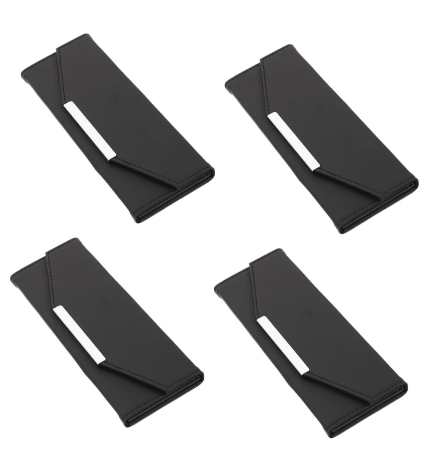 Magiclulu 4-Piece Pink Tweezers Set | Eyelash Extension & Make-Up Accessories Storage Etui - Buy Online on GoSupps.com