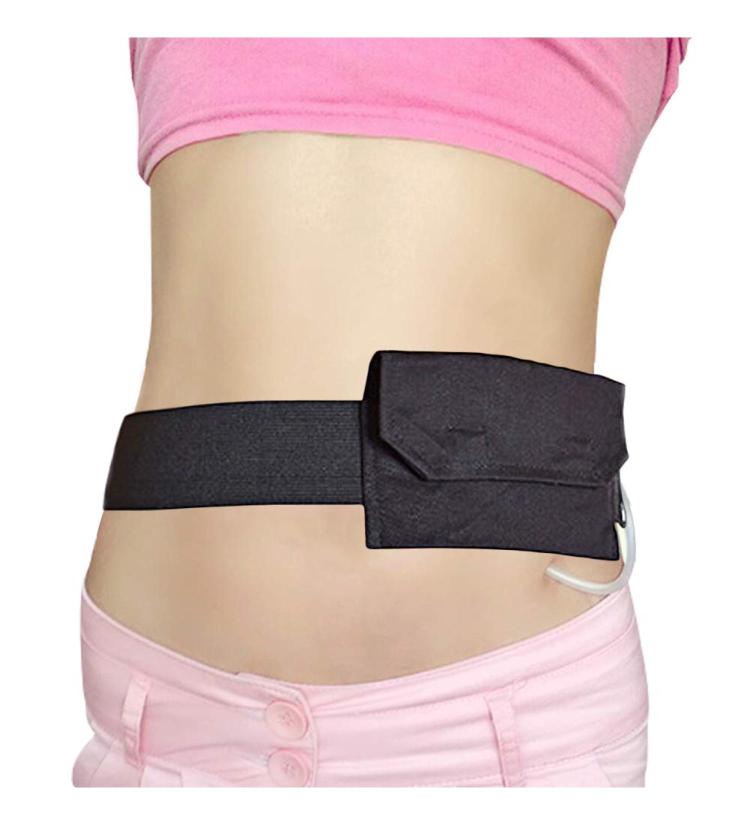 G-Tube Belt for Feeding Tube & Peritoneal Dialysis Catheter | Adjustable Abdominal Holder for Men & Women | Black, Medium (27-39 inch) - Buy Online on GoSupps.com