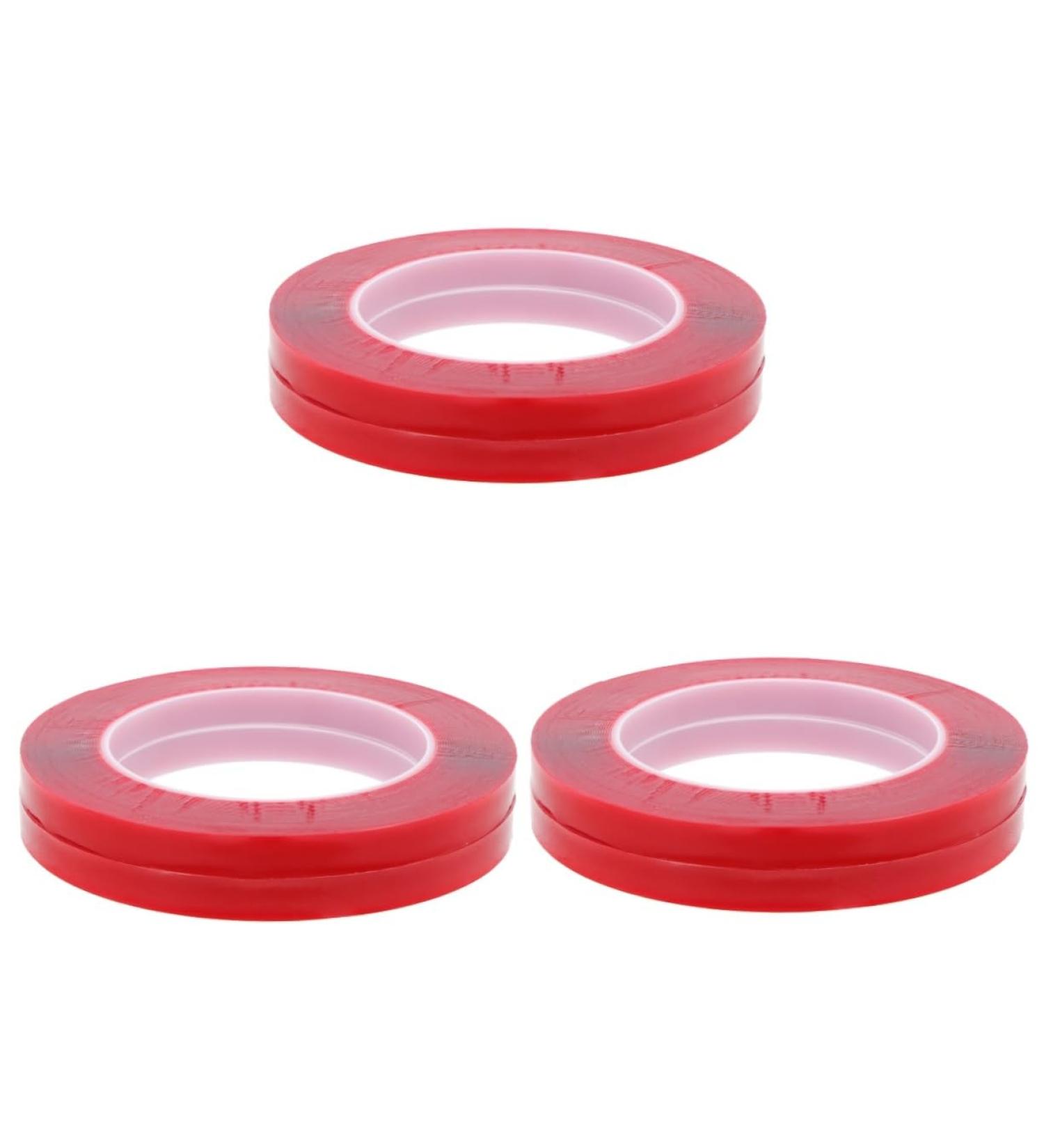 YARNOW 6 Rolls Transparent Double-sided Tape Nail Art Showing Tape Adhesive Nail Display Tape Nails Tape Nail Displaying Tapes Nail Tapes Nail Supplies No Substrate Acrylic Double Sided - Buy Online on GoSupps.com