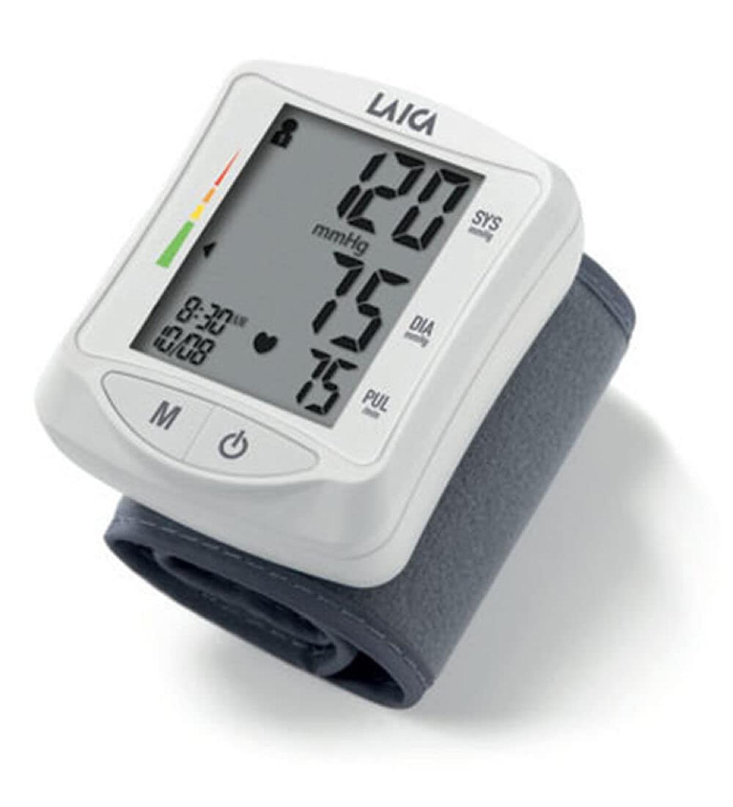 Laica BM1006W Wrist Blood Pressure Monitor - Grey/White - Buy Online on GoSupps.com
