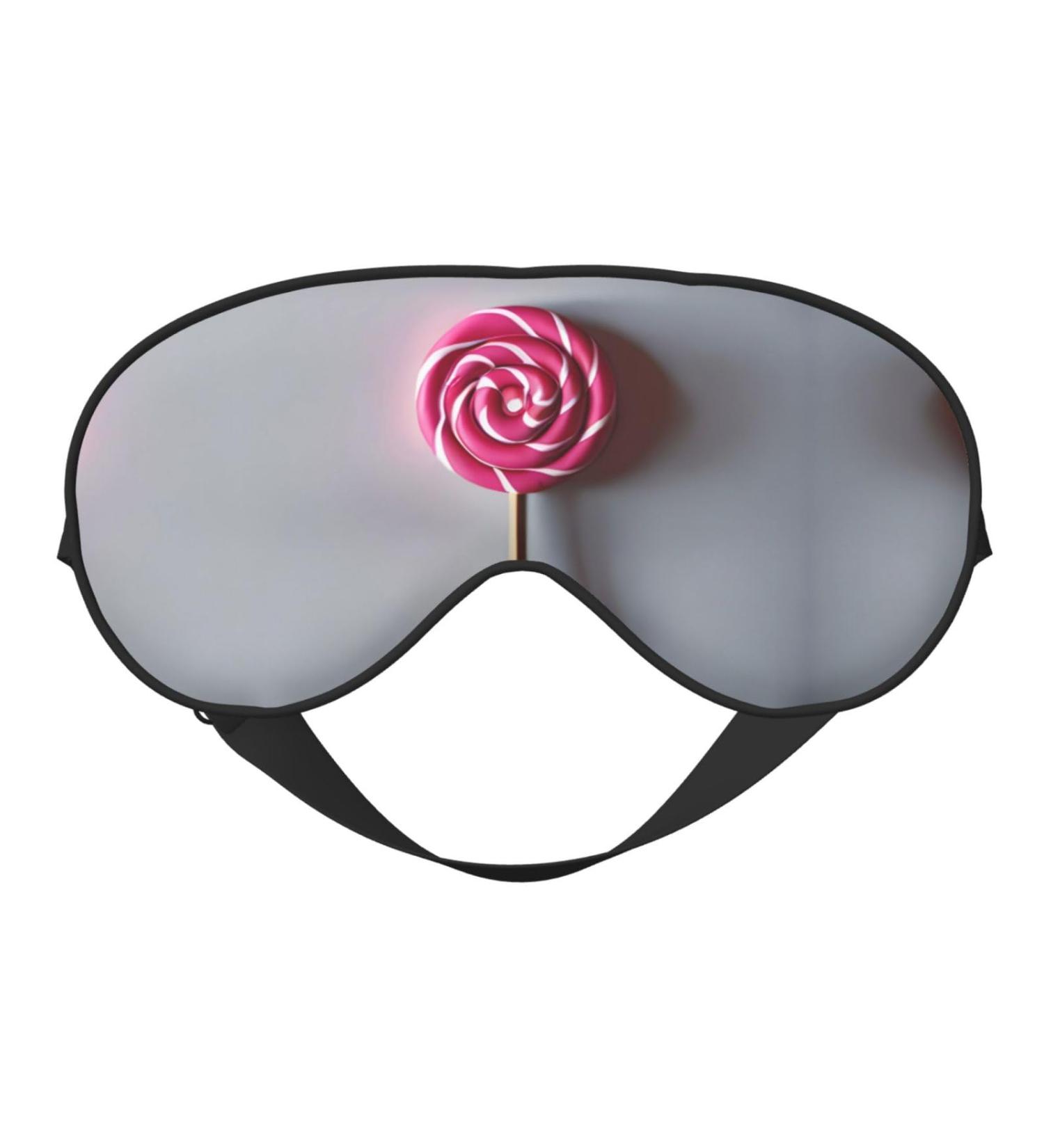 Lollipop Print Ultra-Soft Light-Blocking Eye Mask - Optimal Comfort & Restful Sleep | International Shipping Available - Buy Online on GoSupps.com