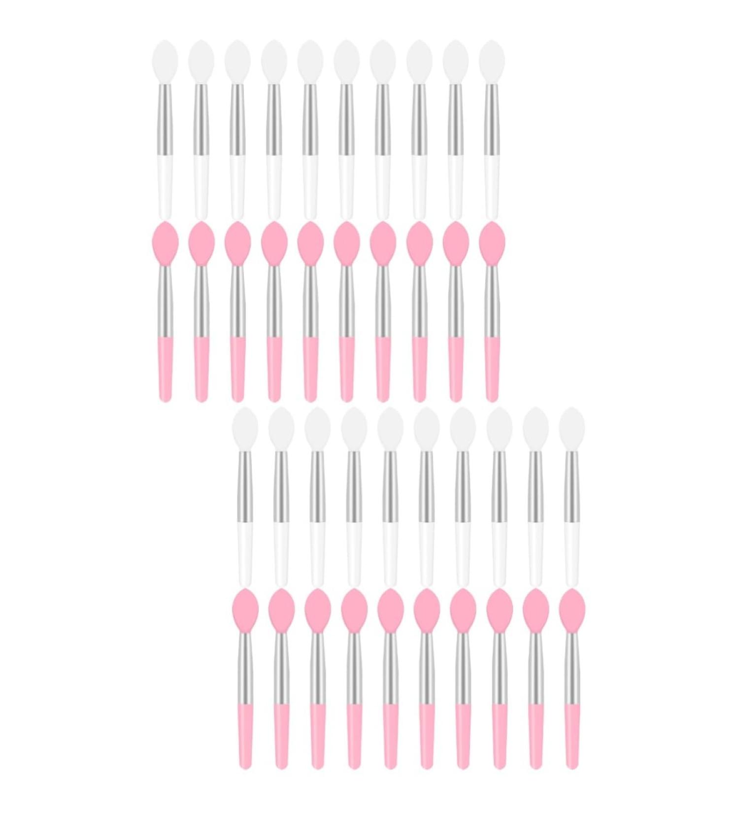 FRCOLOR 40 Pcs Silicone Lip Brush Set - Professional Lipstick Applicators for Makeup Lip Gloss Eyeshadow & Eyebrow - Perfect Cosmetic Beauty Tool Kit - Buy Online on GoSupps.com
