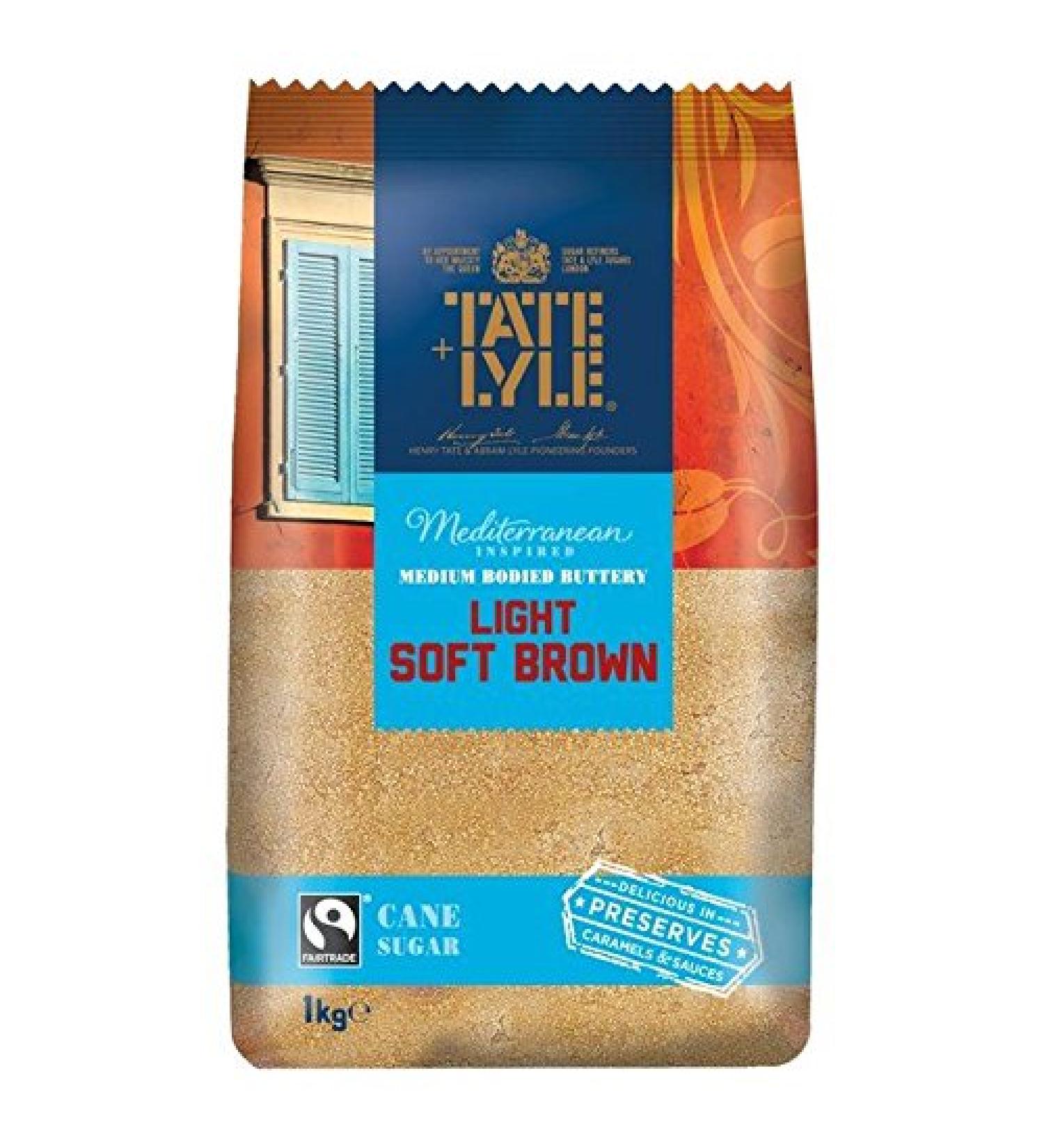 Tate & Lyle Fairtrade Light Brown Sugar 1kg