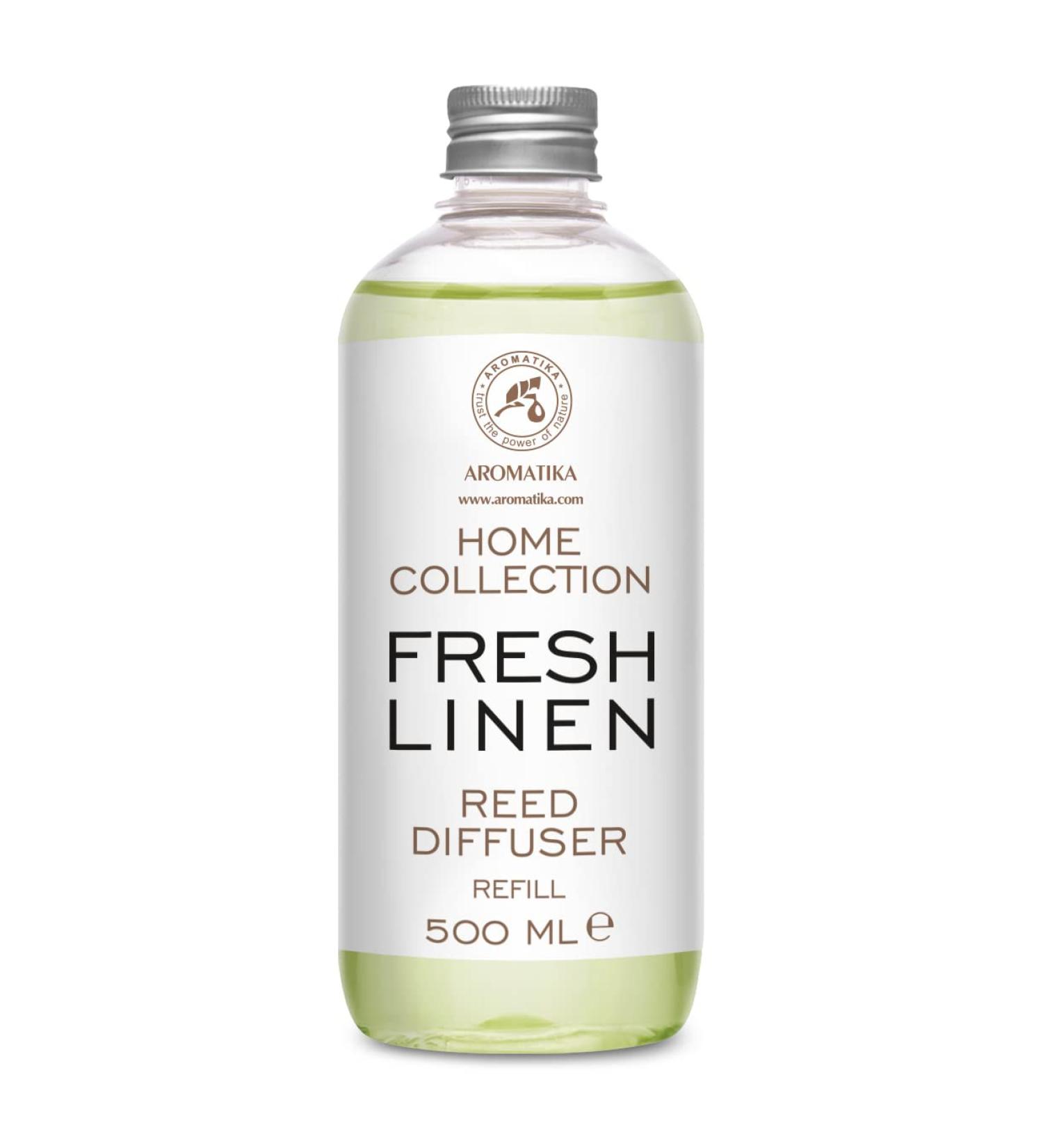 Fresh Linen Room Fragrance Diffuser Refill 500ml - Refreshing Scent for Home & Spaces - Buy Online on GoSupps.com