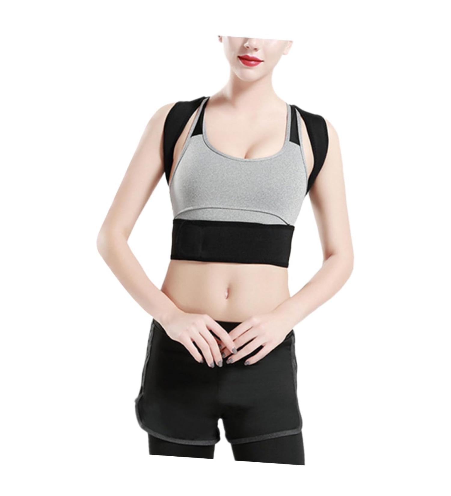 FOMIYES Humpback Correction Belt - Posture Corrector & Shoulder Support Brace in Black for Improved Posture - Buy Online on GoSupps.com