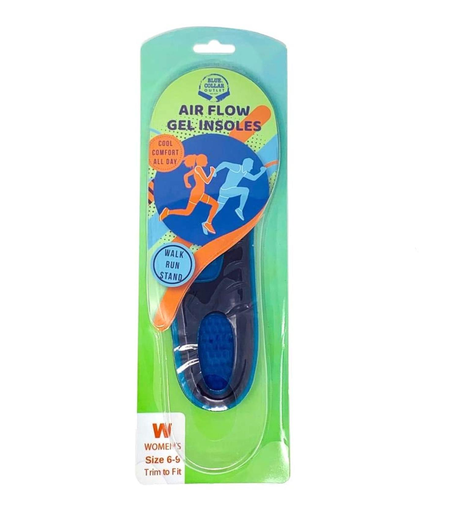 BCO Air Gel Insoles for Women (Size 6-9) - All Day Comfort & Foot Care with Wave Tech - Buy Online on GoSupps.com
