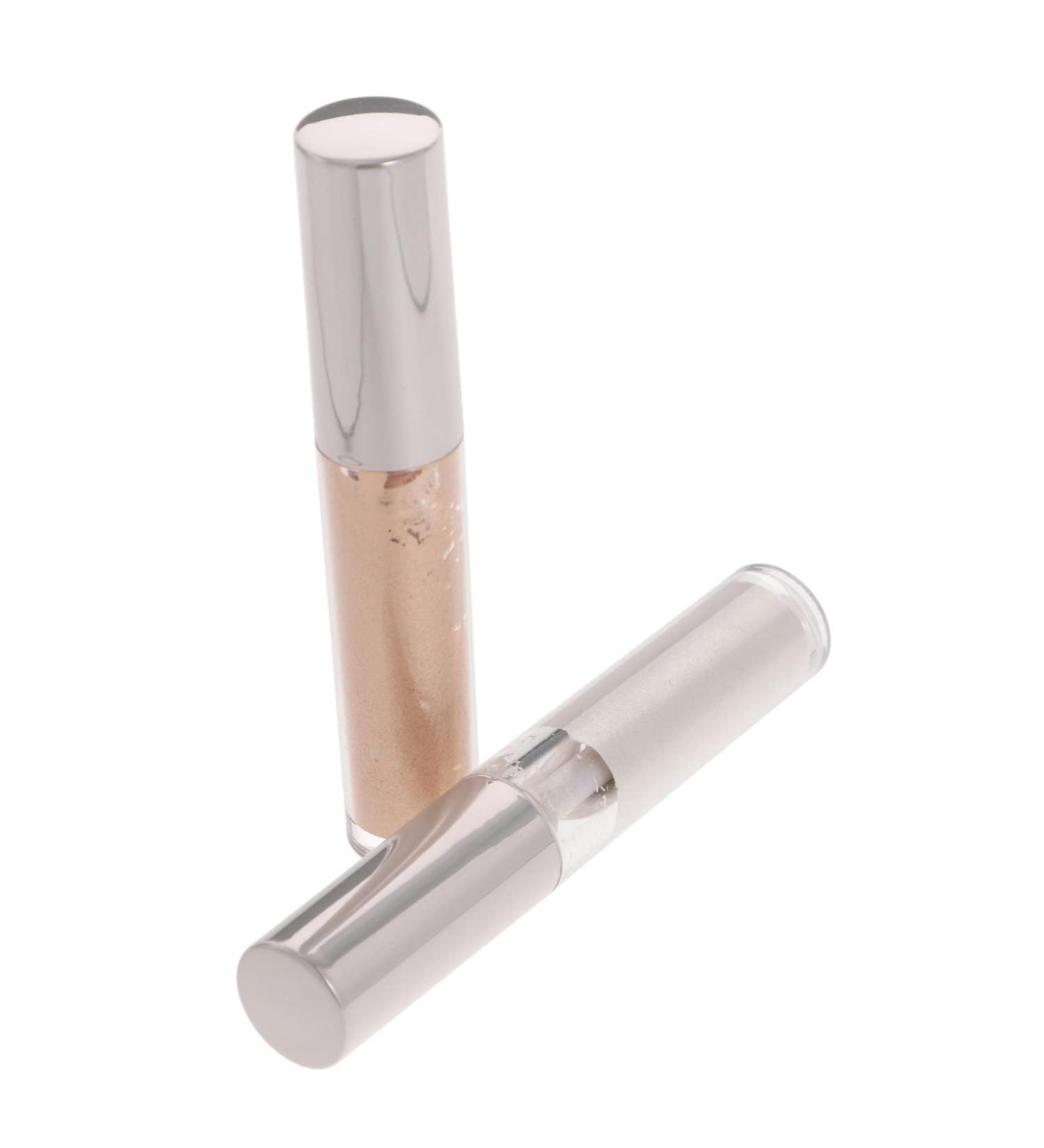 FOMIYES 2pcs Liquid Eyeshadow Makeup Highlighter Glow Eye Makeup Sparkly Eyeshadow Glitter Miss The Face - Buy Online on GoSupps.com