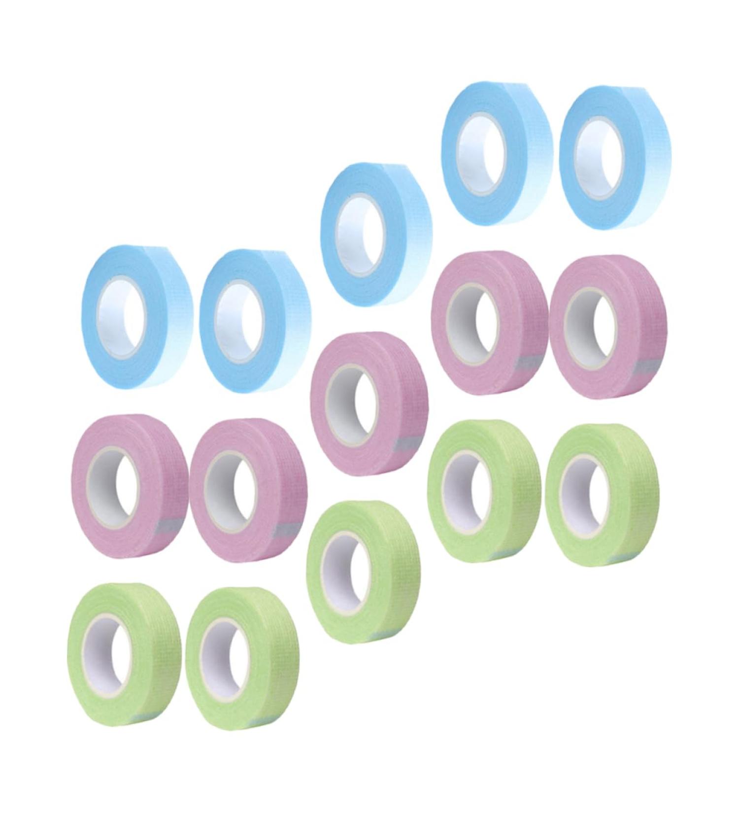 Healeved 15rolls Lash Tape Eyelash Grafting Tape Grafting Eyelash Tape Fabric Tape for Eyelash Graft Eyelash Tapes Durable Eyelash Tapes Breatheable Tape Eyelash Patches - Buy Online on GoSupps.com