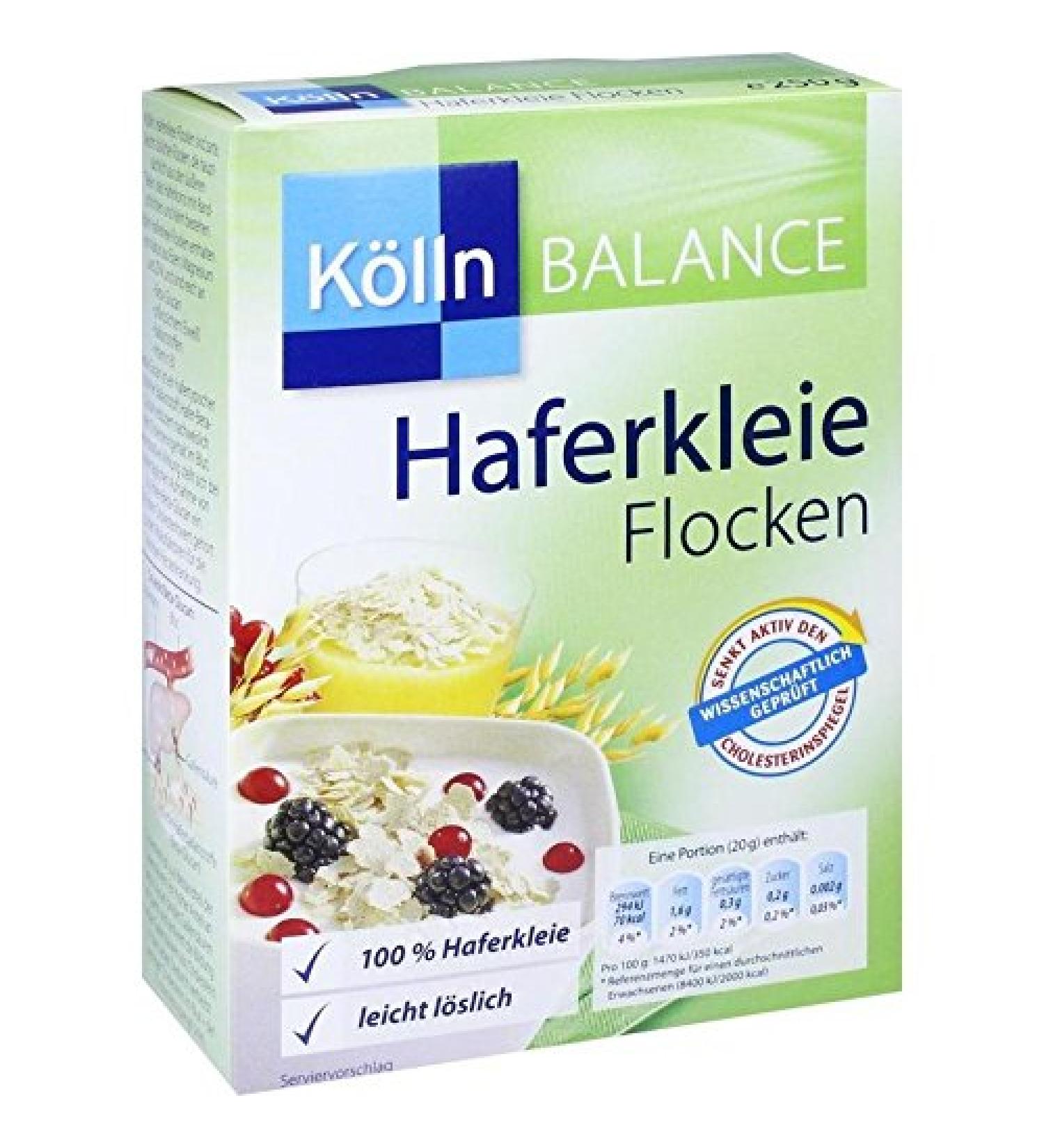 koelln oat bran flakes 250 g