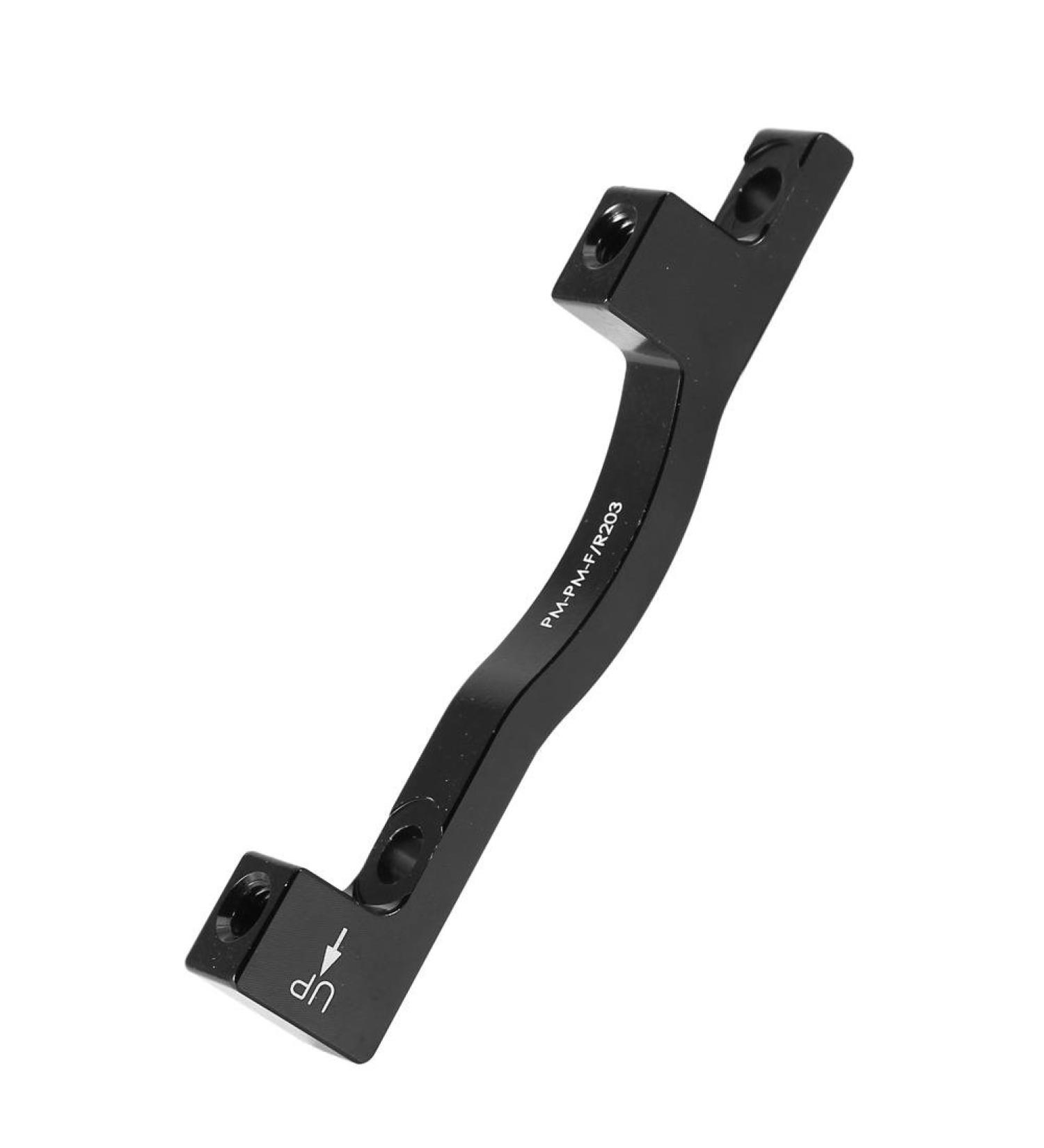 Yosoo Health Gear Disc Brake Adapter - Black Aluminum Alloy | Bicycle Disc Brake Mounting Bracket Adapter with 2 Bolts - A-Pillar F203 R203 Compatibility | 1 Pack - Buy Online on GoSupps.com