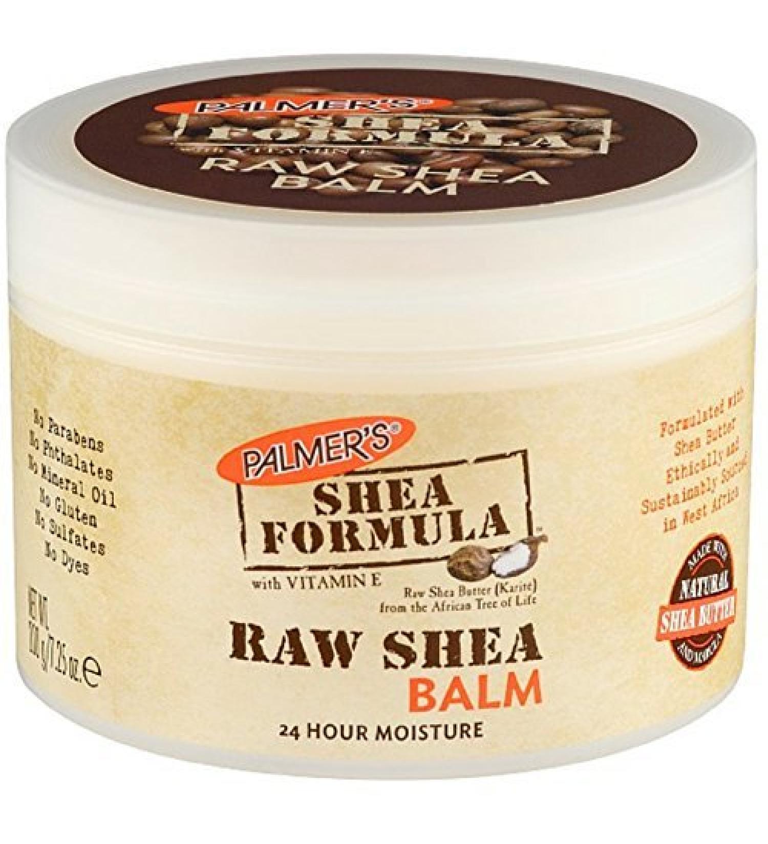 Palmers Raw Shea Nourish Body Balm 7.25 Ounce Jar (Pack of 2)