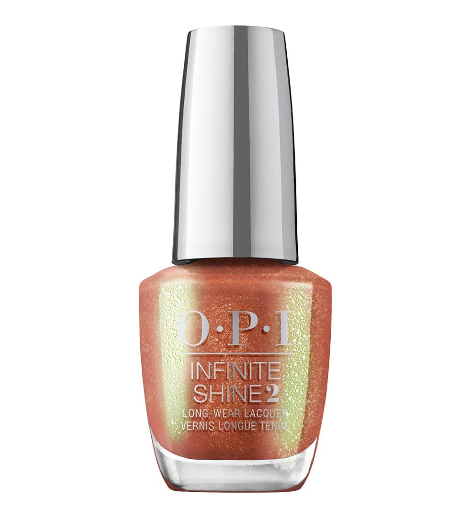 OPI Nail Polish Infinite Shine Long-wear System 2nd Step #Virgoals Big Zodiac Energy Collection Gold Nail Polish 15ml - Buy Online on GoSupps.com