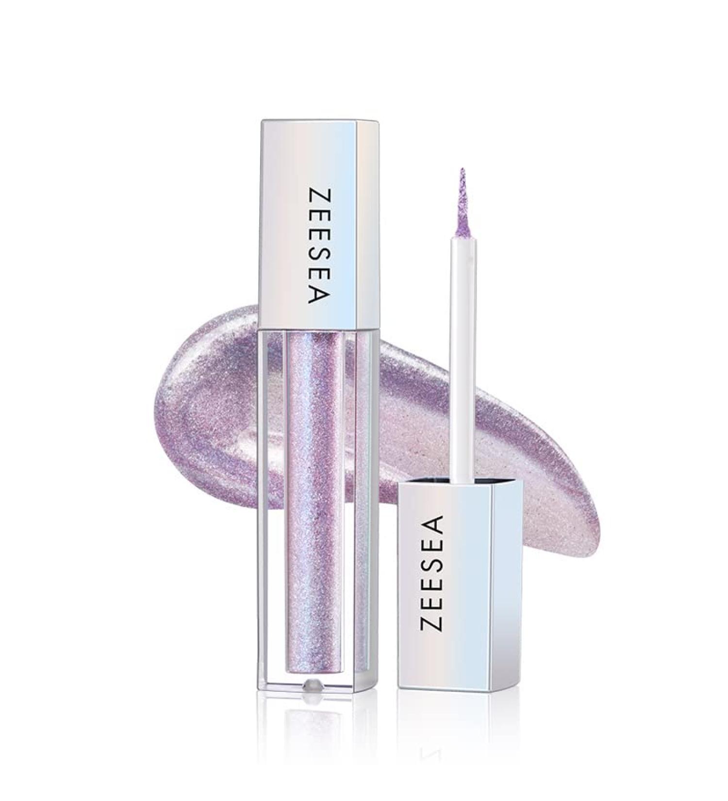 Zeesea Glitter Galaxy Liquid Eyeshadow - Dazzling Shimmer, Highly Pigmented & Long-Lasting (16 Dewy Diamond) - Buy Online on GoSupps.com