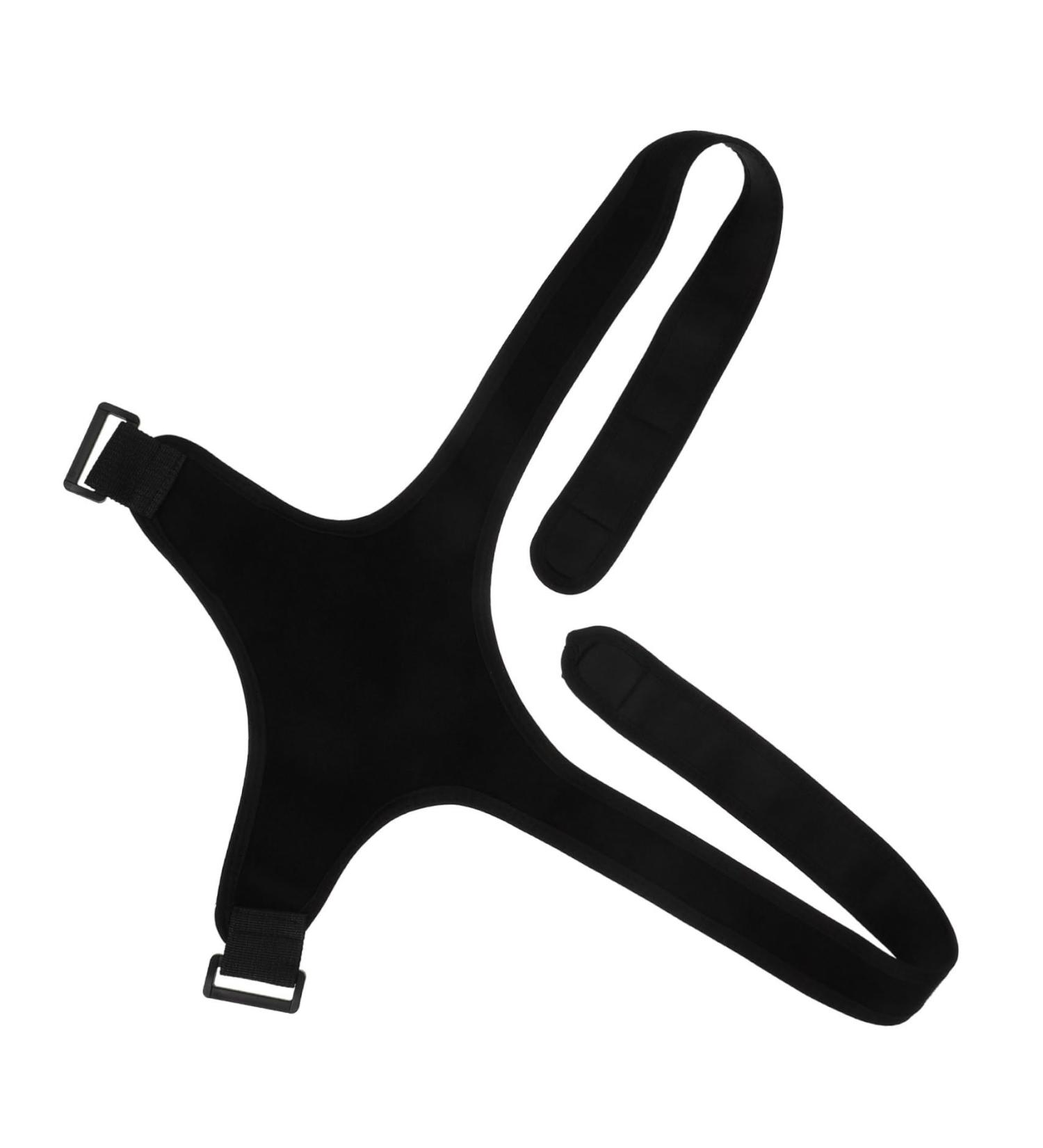 MUCKLILY Belt Brace Shoulder Rest Holder Straightener Men Women Posture Band Black Polyester - Buy Online on GoSupps.com