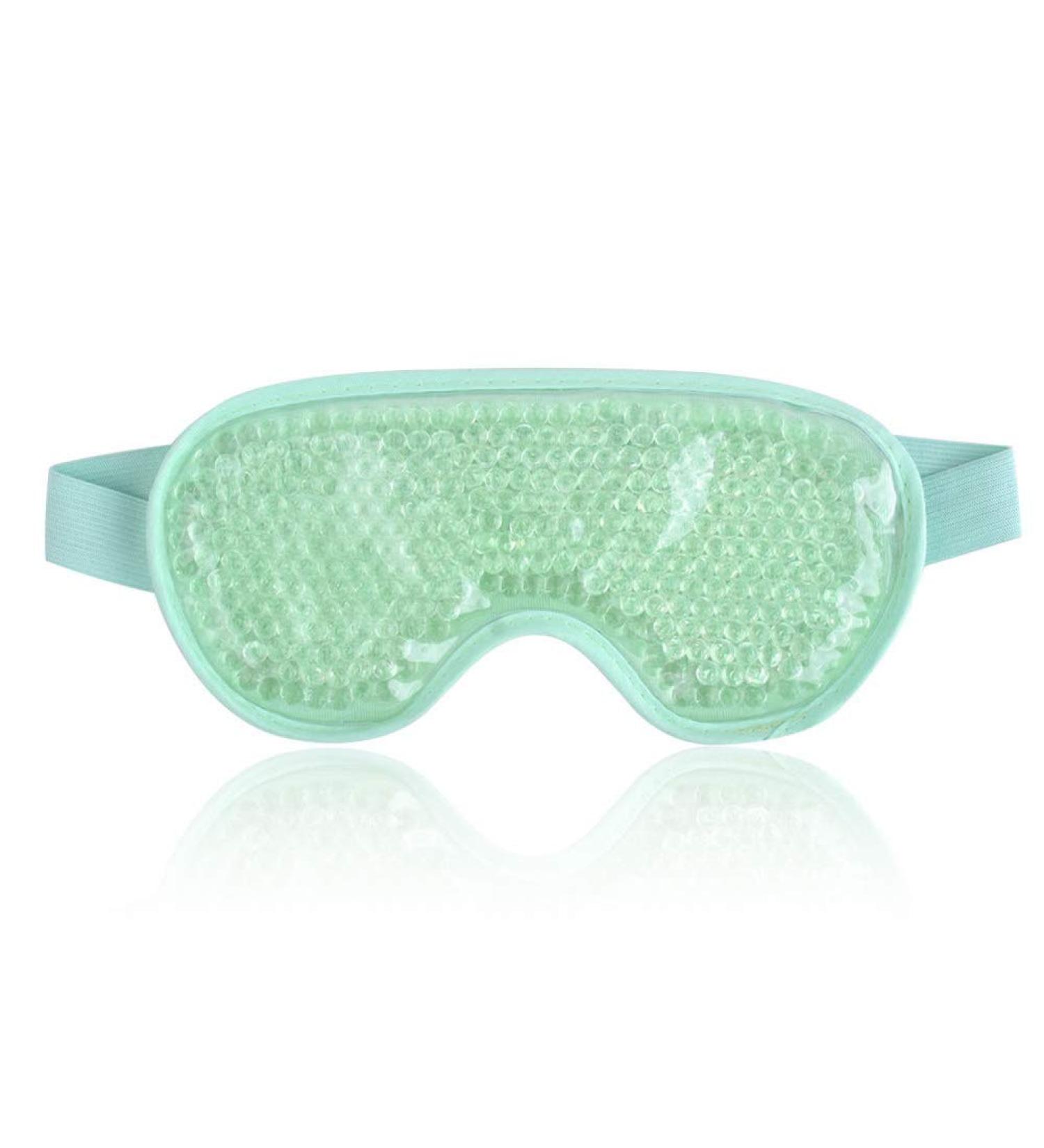 TEEROVA Cooling Eye Mask with Gel Bead - Reusable Gel Eye Mask for Dark Circles Puffy Eyes Dry Eyes Headaches Migraines Sinus (Green) - Buy Online on GoSupps.com