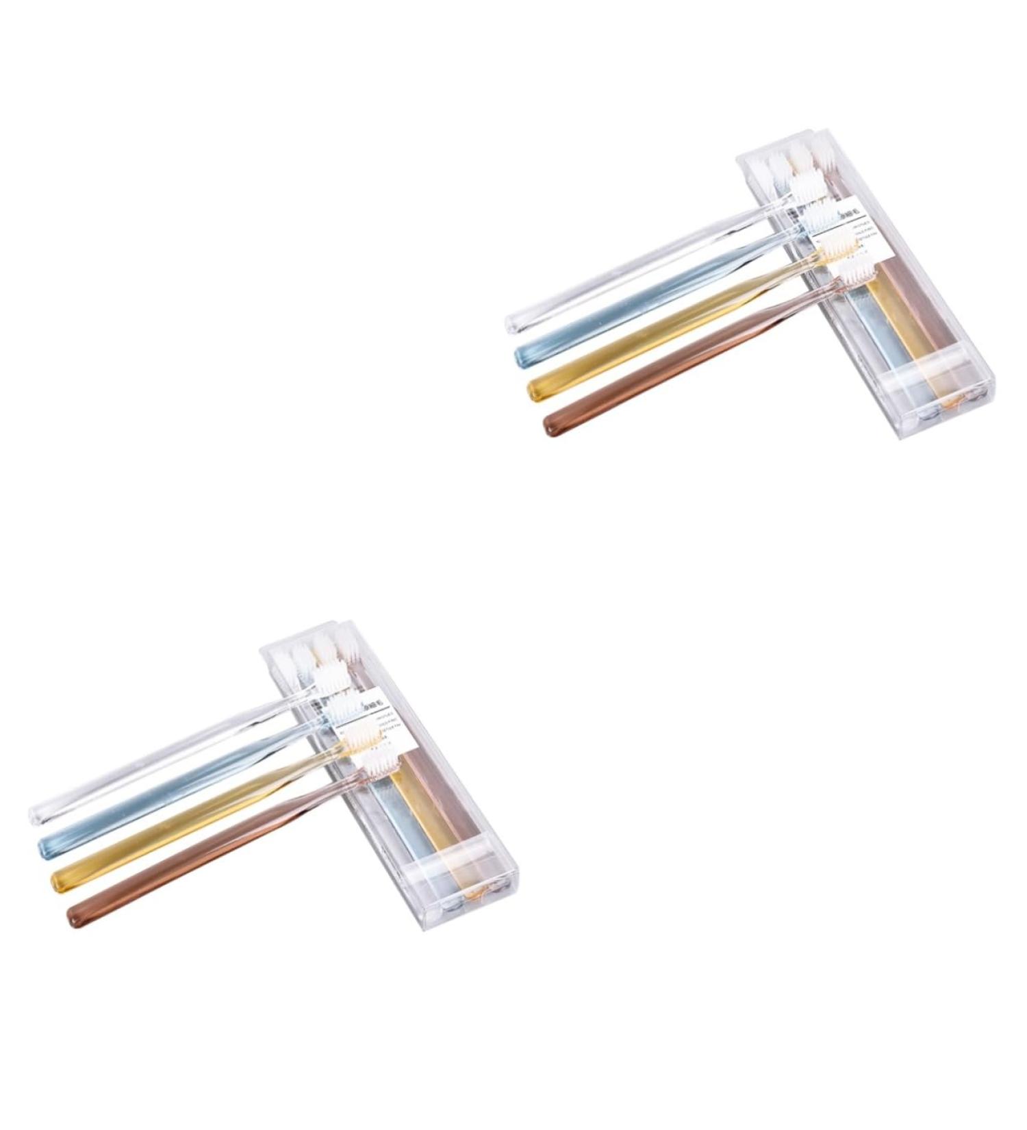 Minkissy 16 Pcs Soft Bristle Toothbrush Set for Adults & Kids - Travel-Friendly Bamboo & Coal Toothbrushes - Extra Soft Bristles for Gentle Care - Buy Online on GoSupps.com