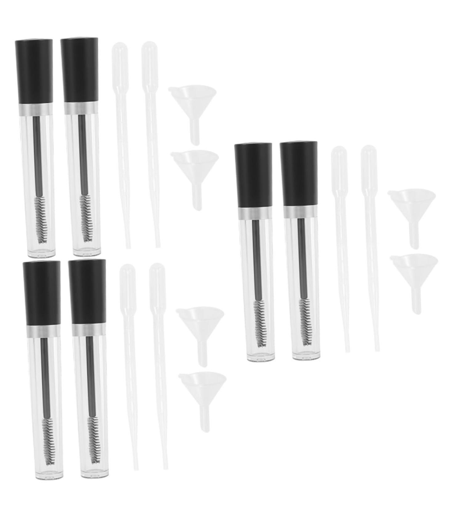 FOMIYES 6 Sets Empty Mascara Tube Bottle Clear Mascara Transparent Mascara Clear Eyelash Mascara Plastic 1 g (Pack of 1) Blackx3pcs - Buy Online on GoSupps.com