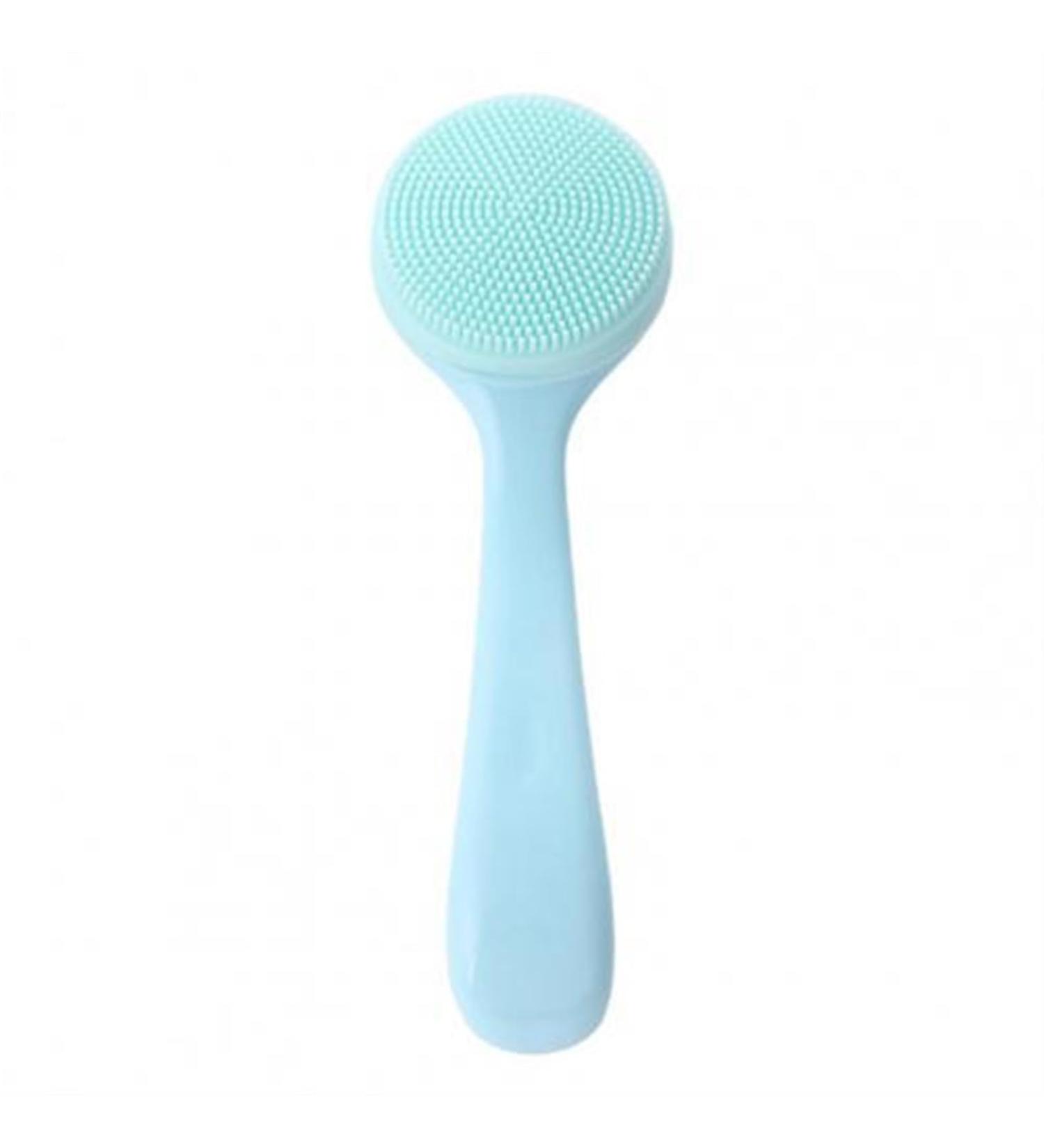 Buy Blue Hand Wash Brush - Makeup Remover & Blackhead Cleaner | Best Cleaning Tool for Skincare - Buy Online on GoSupps.com