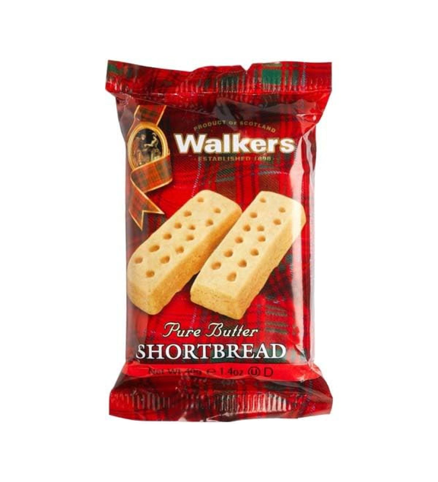 Wowboxme Walkers Short Bread Fingers 24 x 40g (Pack of 2)