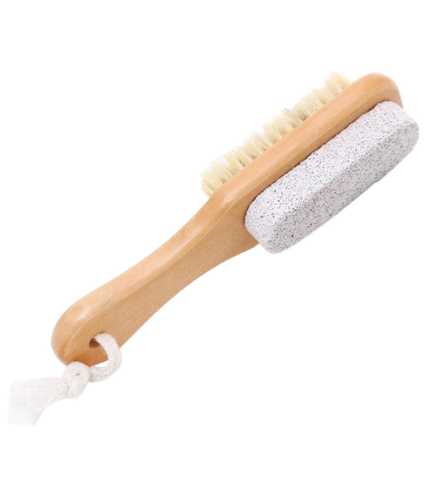 Shurzzesj Foot Scrubber in Shower - Soft Dual-Function Shower Foot Scrubber | Efficient -Shaped Foot Pumice Stone for Feet Dead Dry Skin Removal Callus Cracked Heels - Buy Online on GoSupps.com