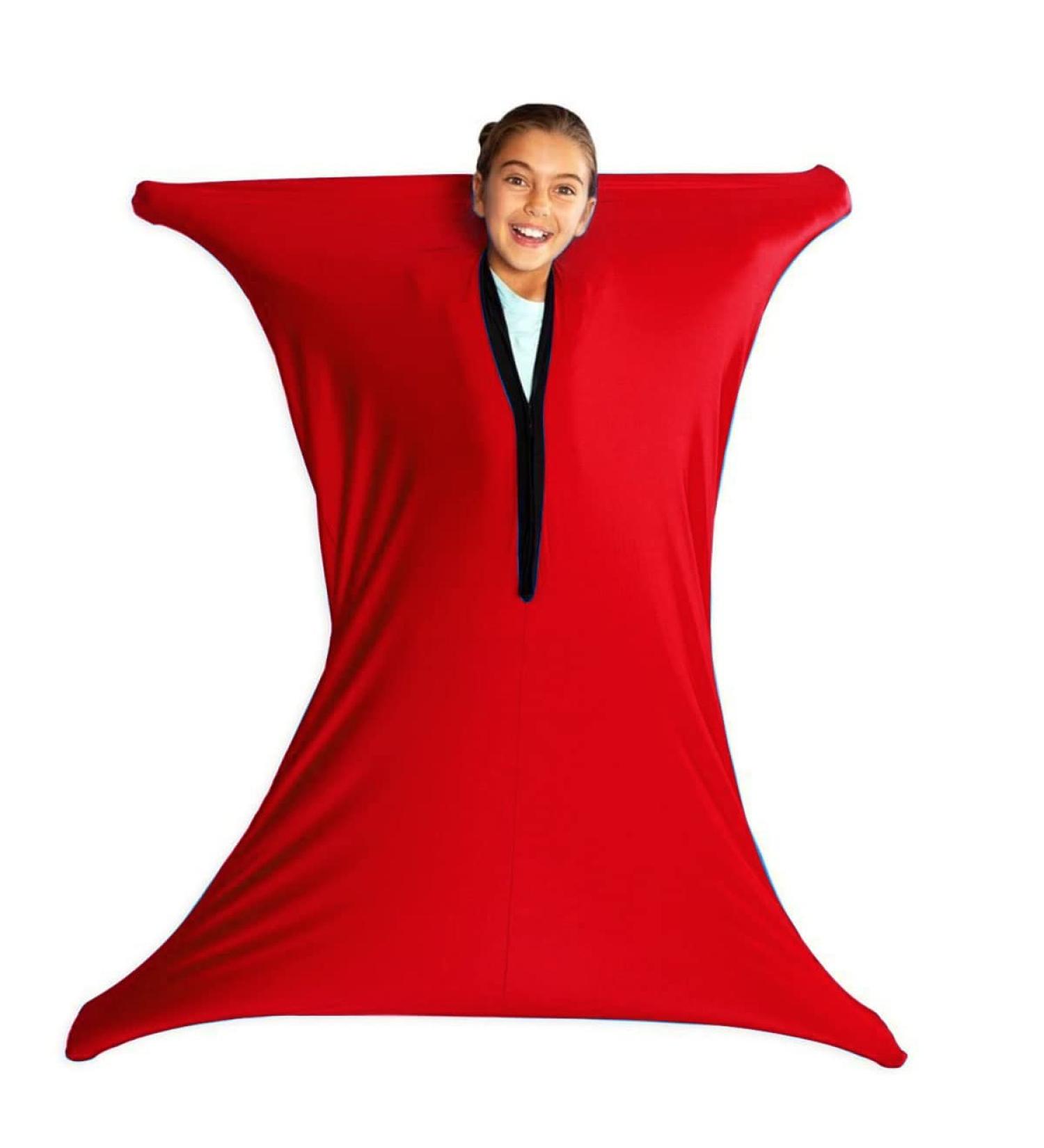 Body Sock Sensory Sox Deep Pressure Stimulation Suitable age 3-18 sensory durable seams asd child stretchy for Children and Adults with Sensory Proceessing Disorders or Autism ( Color : Red Size : S S/Small-69*102cm Red - Buy Online on GoSupps.com